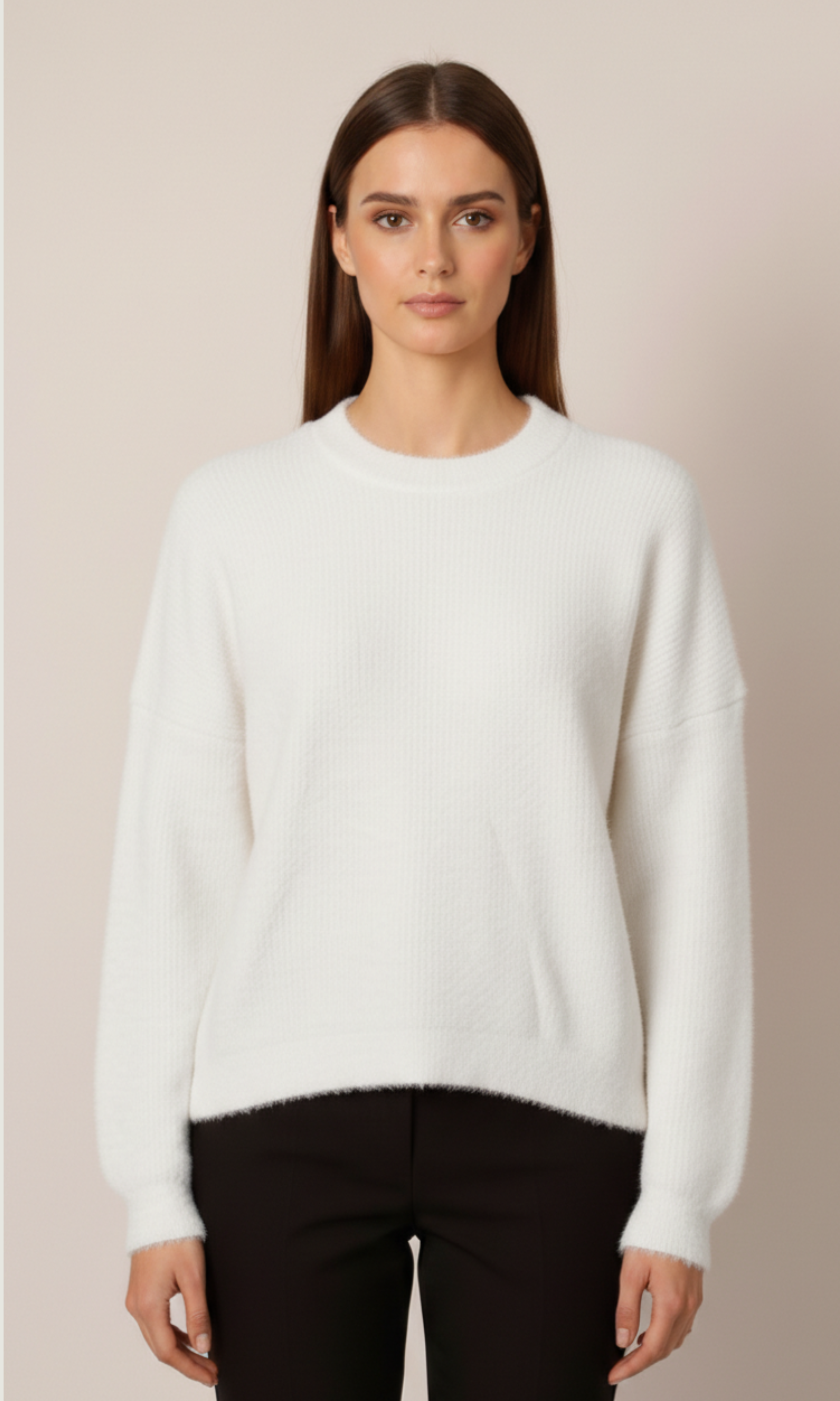 Women Fuzzy One Sized Sweaters (098)