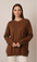 Women Basic Crew Neck Plain Sweater (5274)