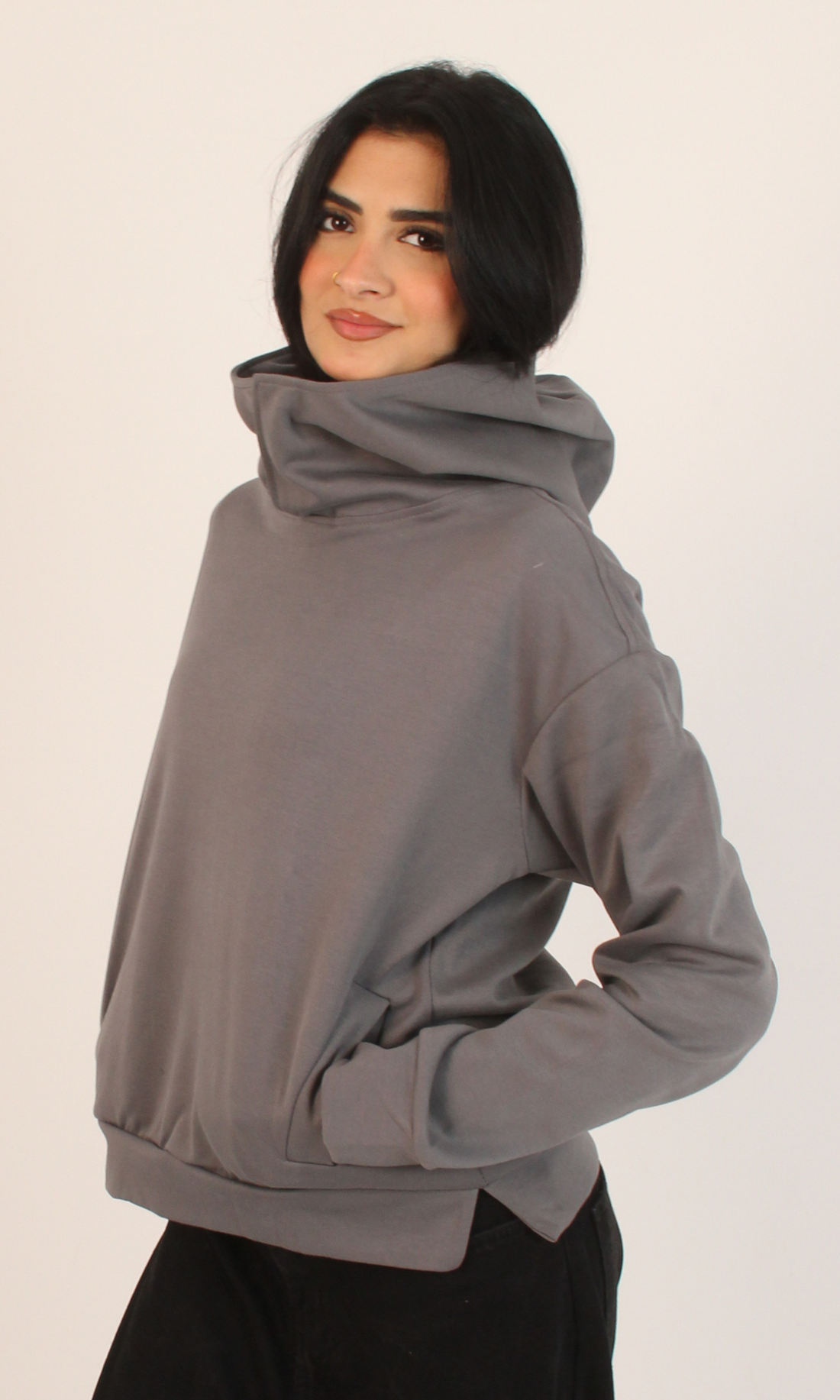 NUT Women Turtleneck Hoodie