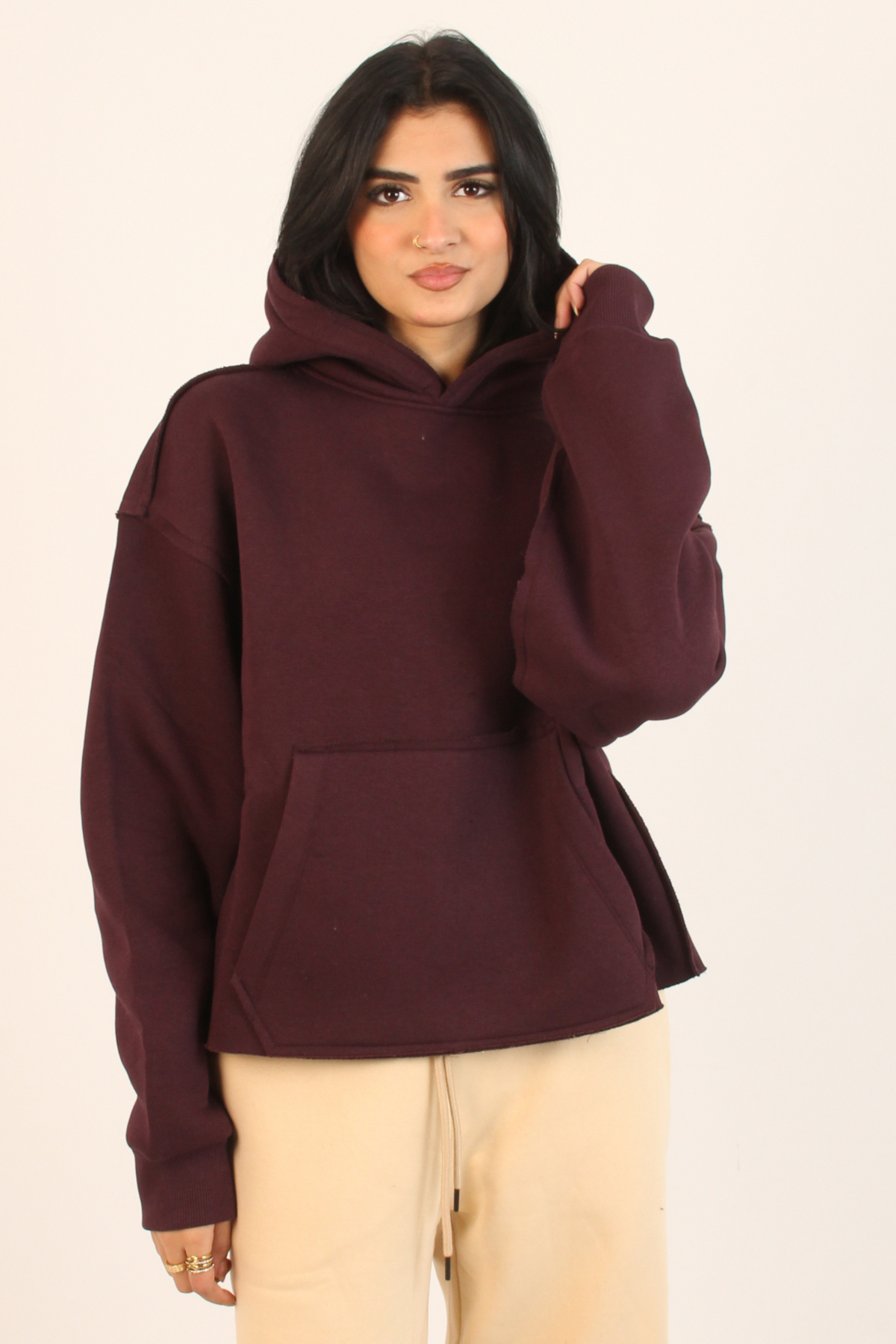 NUT women's oversized hoodie, product photo