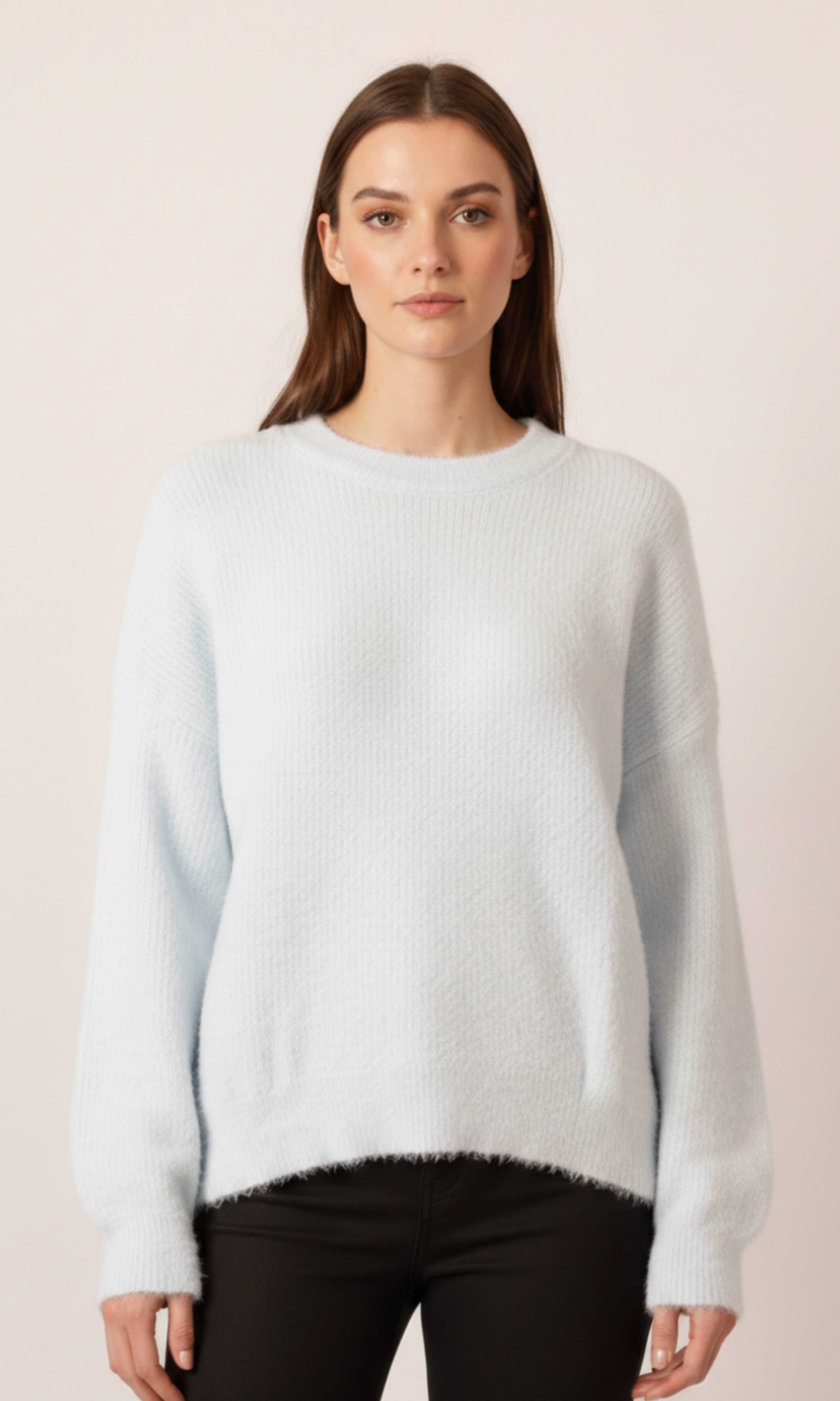 Women Fuzzy One Sized Sweaters (098)