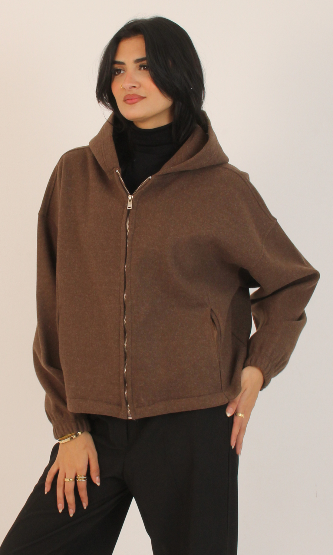 Women Casual Solid Color Jacket