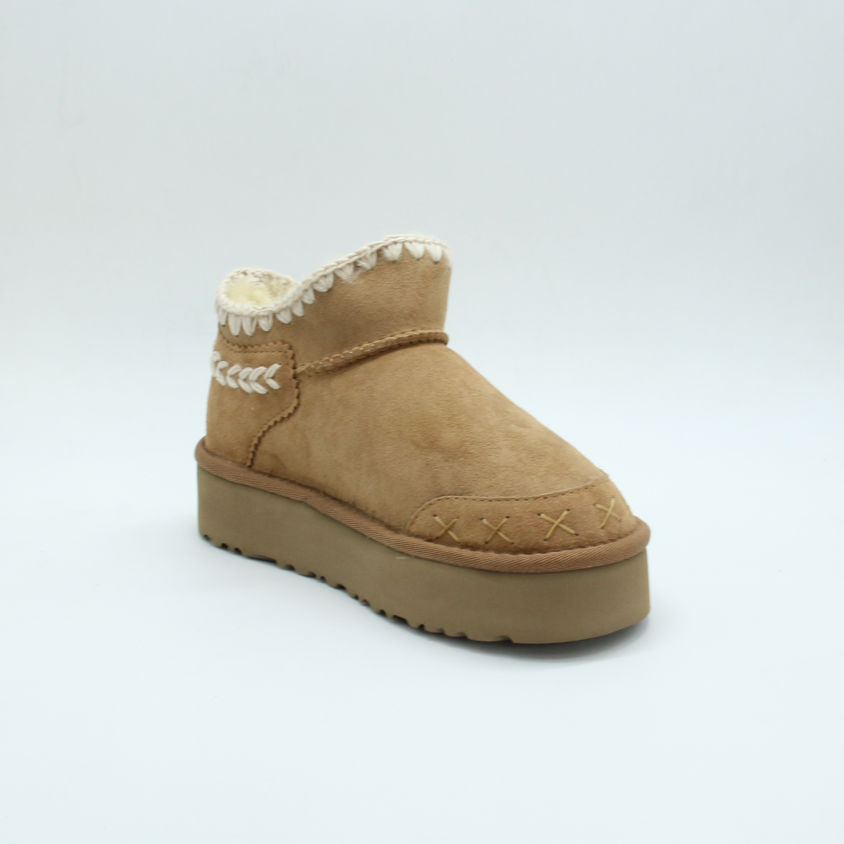 Classic Ultra Printed Mini Boot (Chestnut)