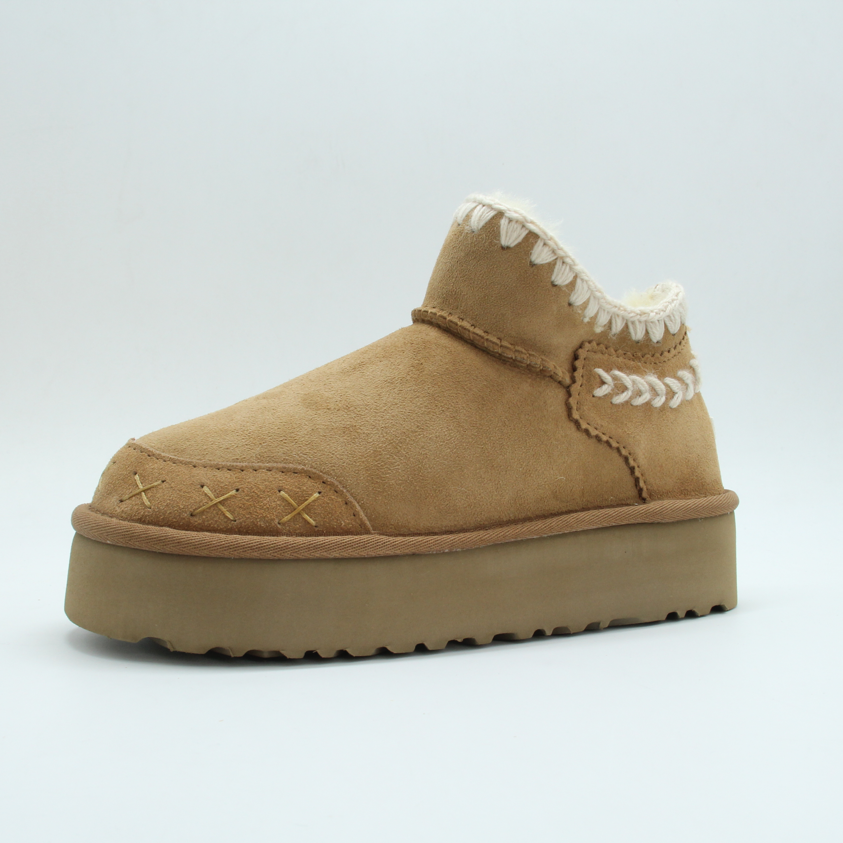 Classic Ultra Printed Mini Boot (Chestnut)