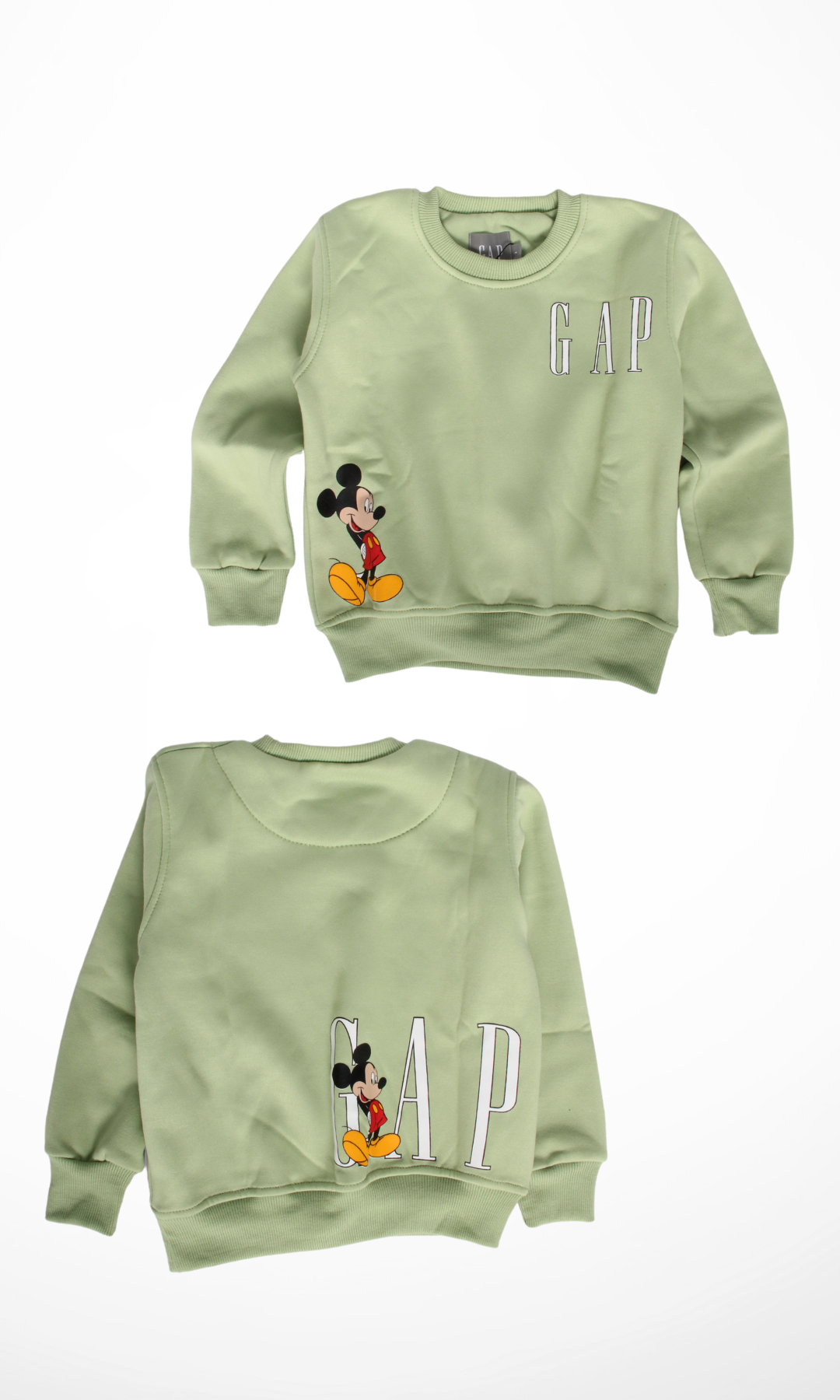 Kids Sweat Set Mickey (Light Green)