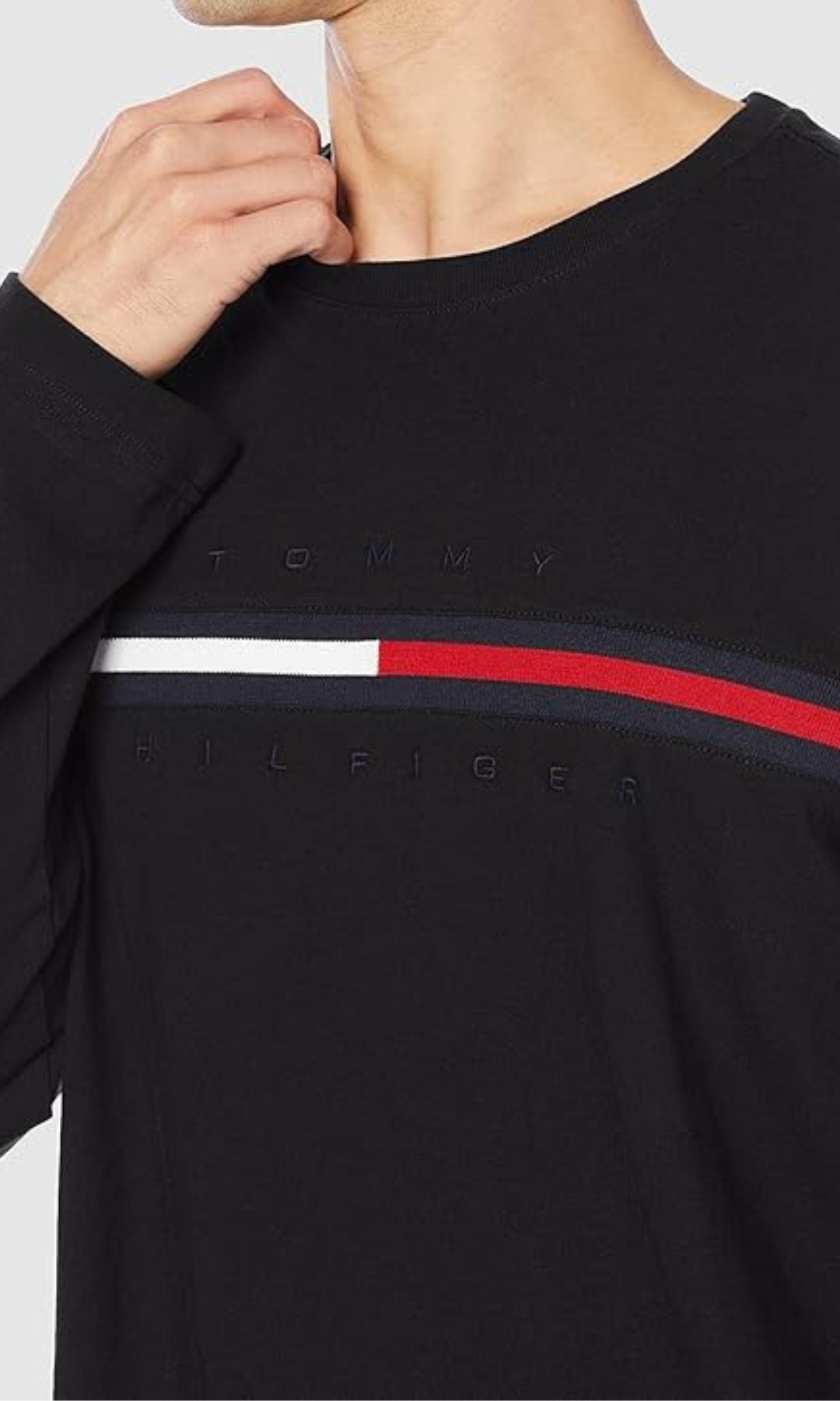 ORIGINAL Men Cotton Round Neck T-Shirts (Black)