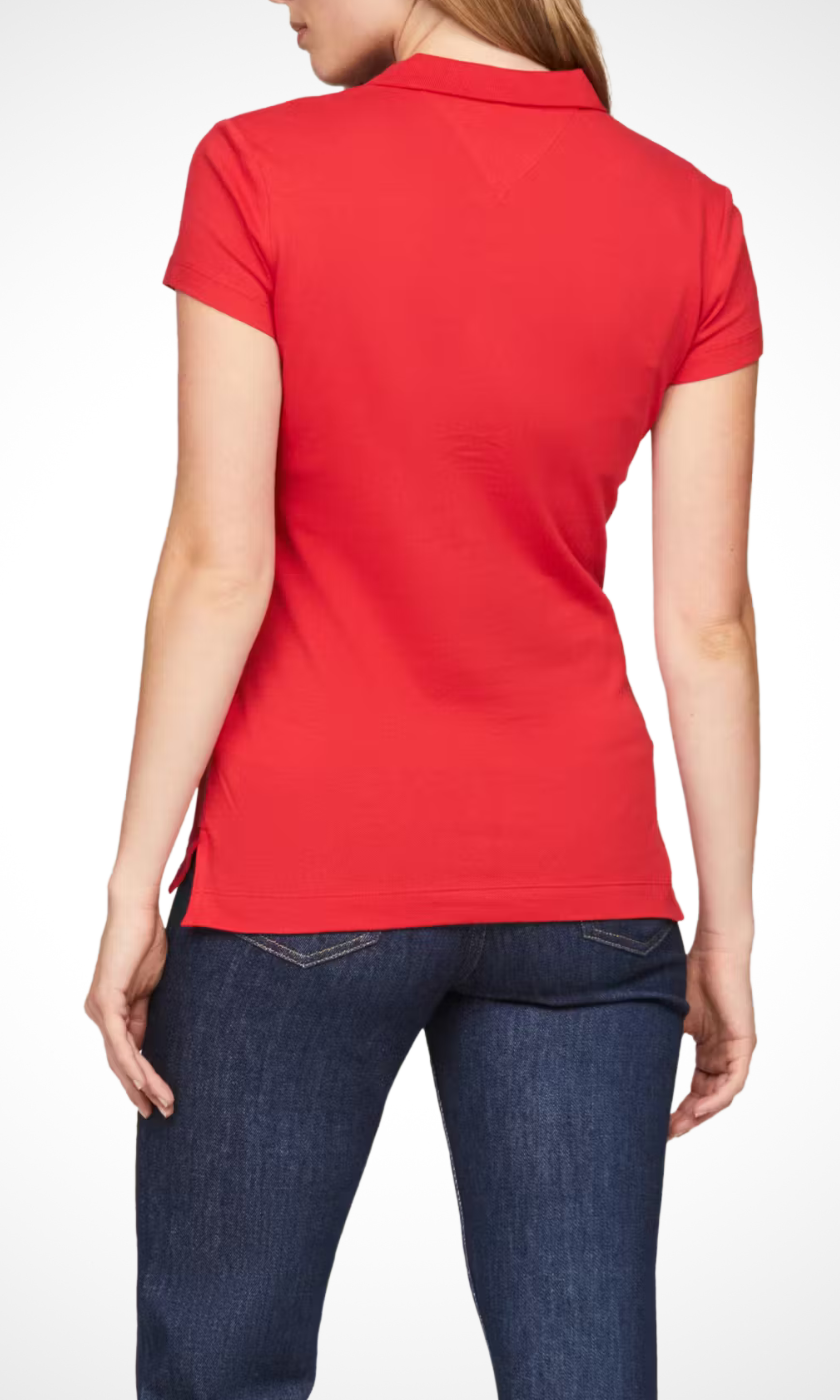 Women Classic Fit Polo (Red)