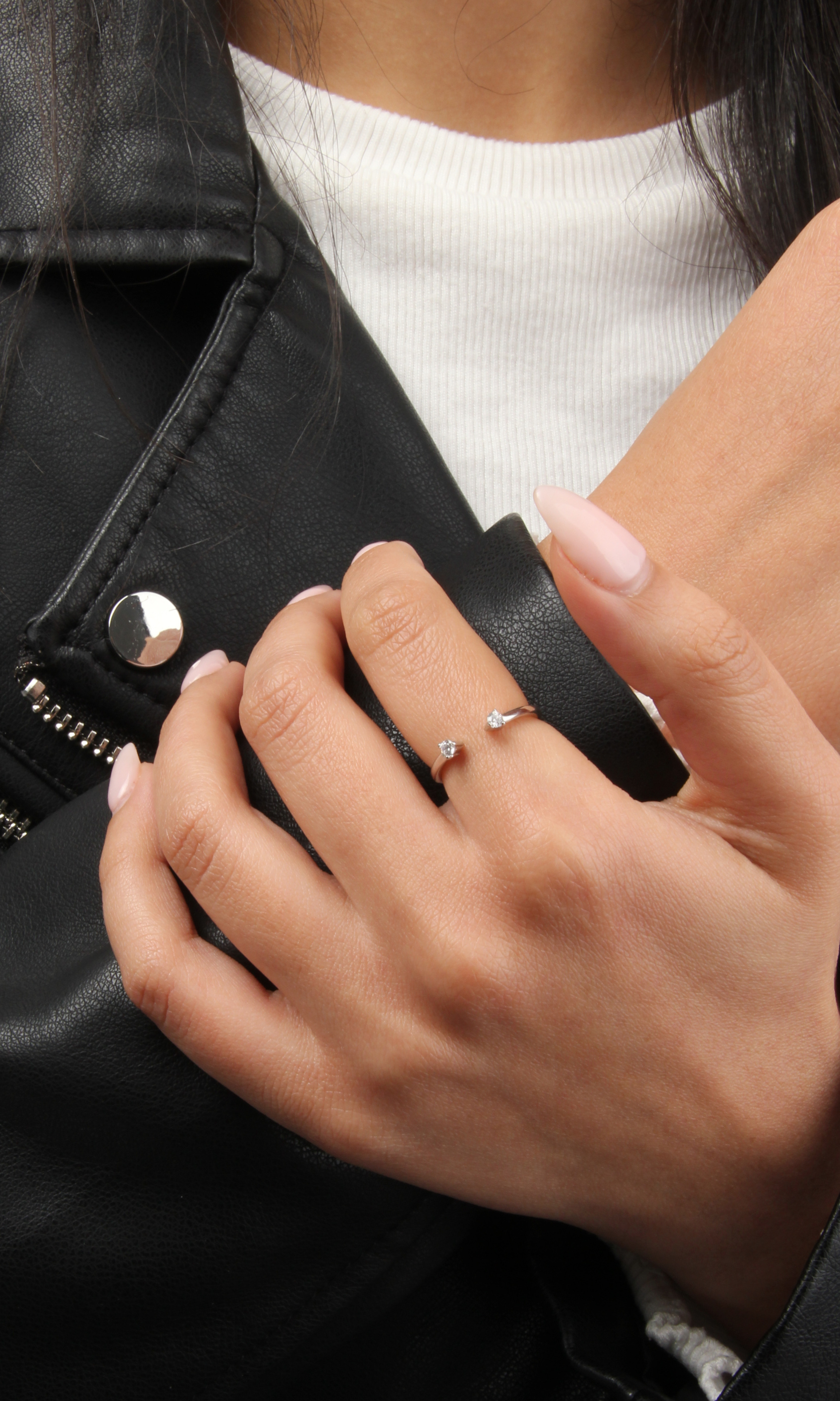 Women Silver Open Ring