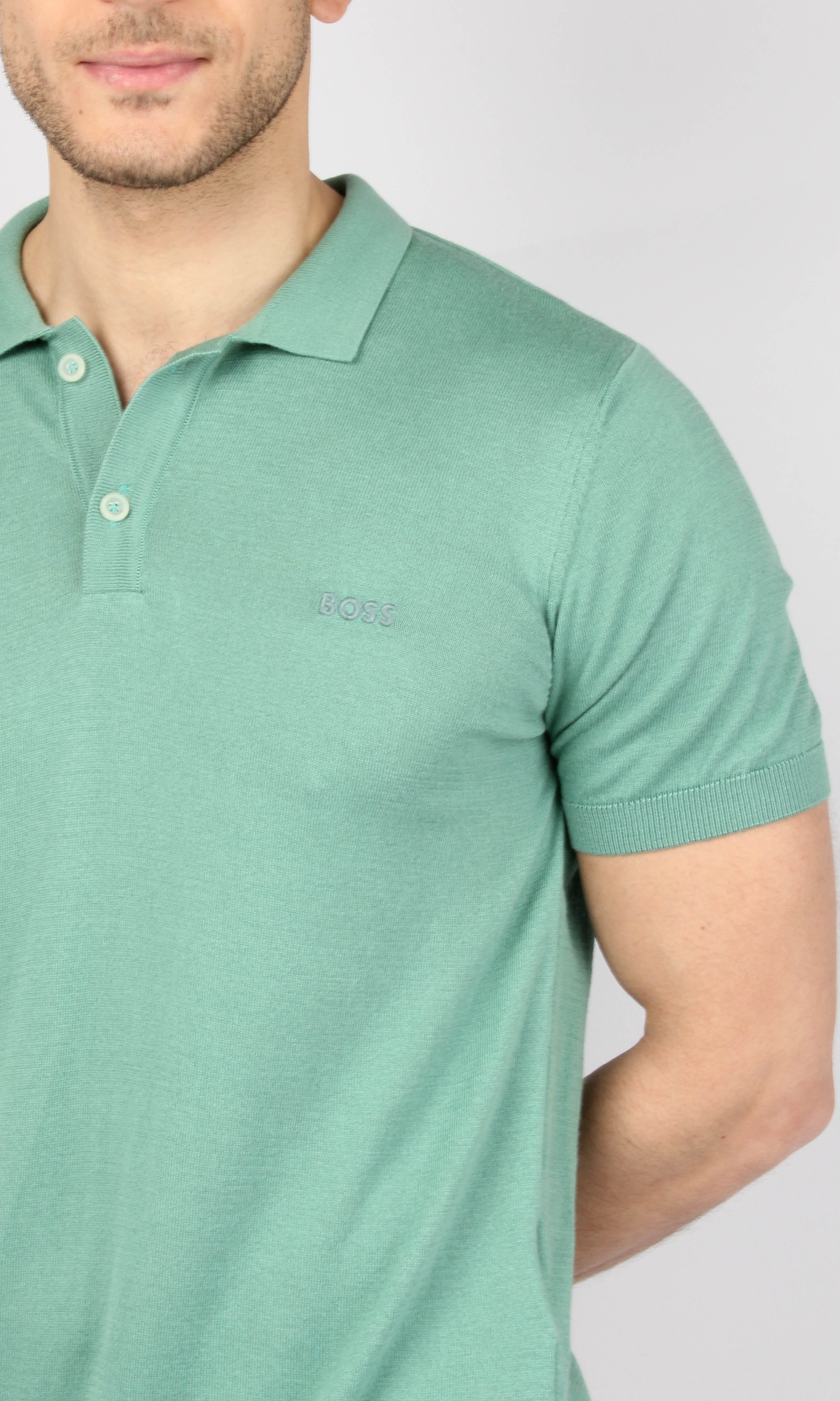 Men knit polo Shirt
