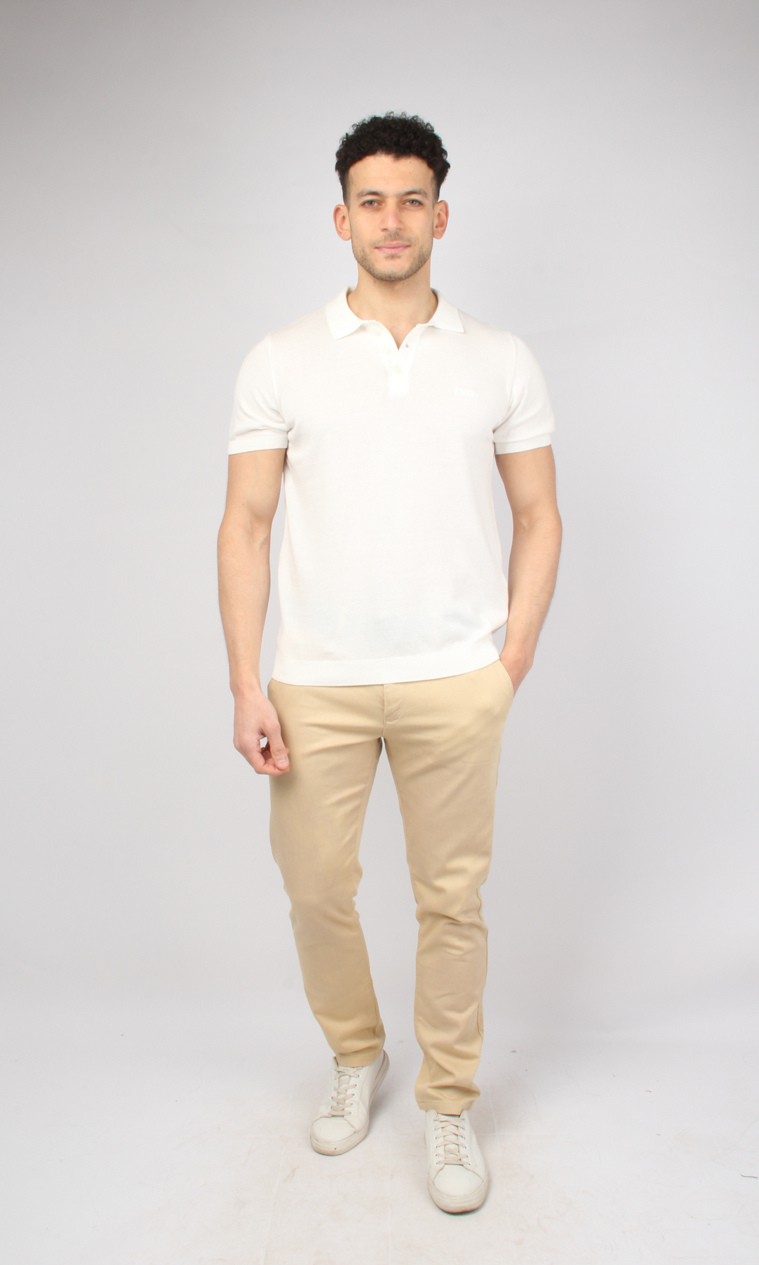 Men knit polo Shirt