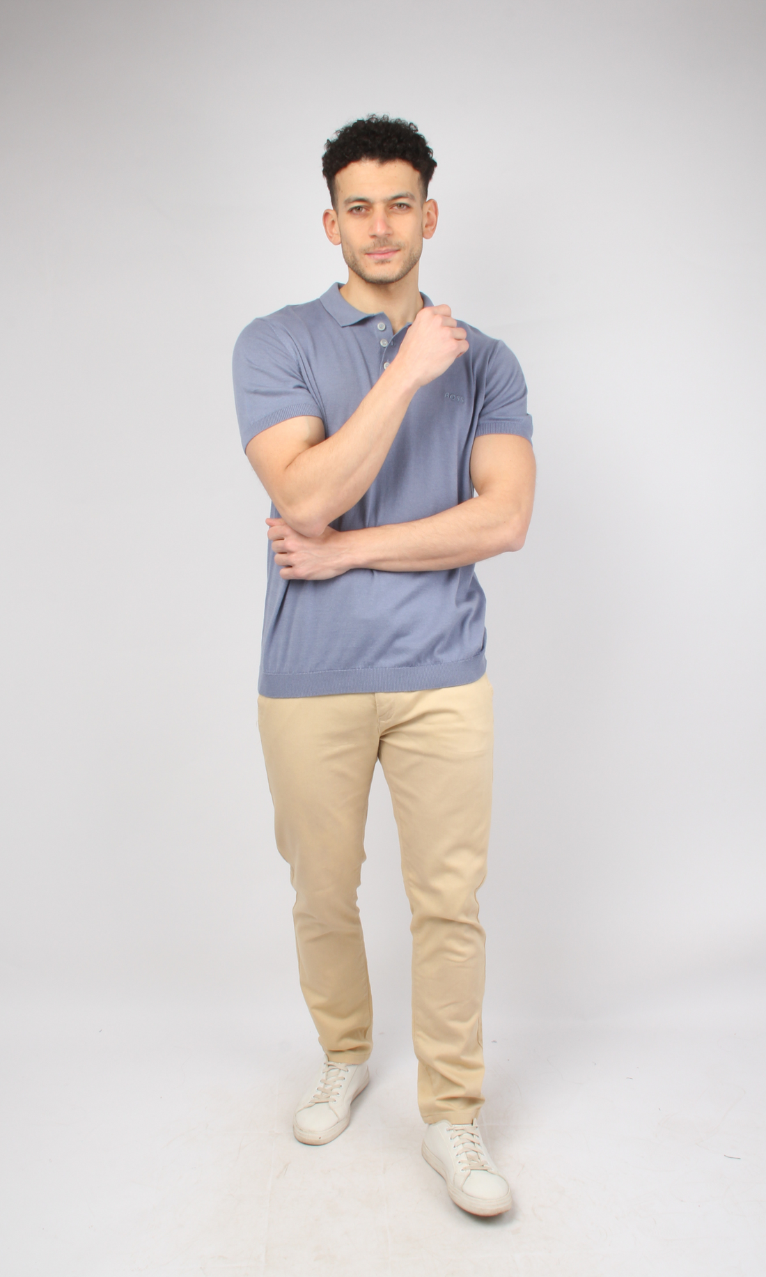 Men knit polo Shirt