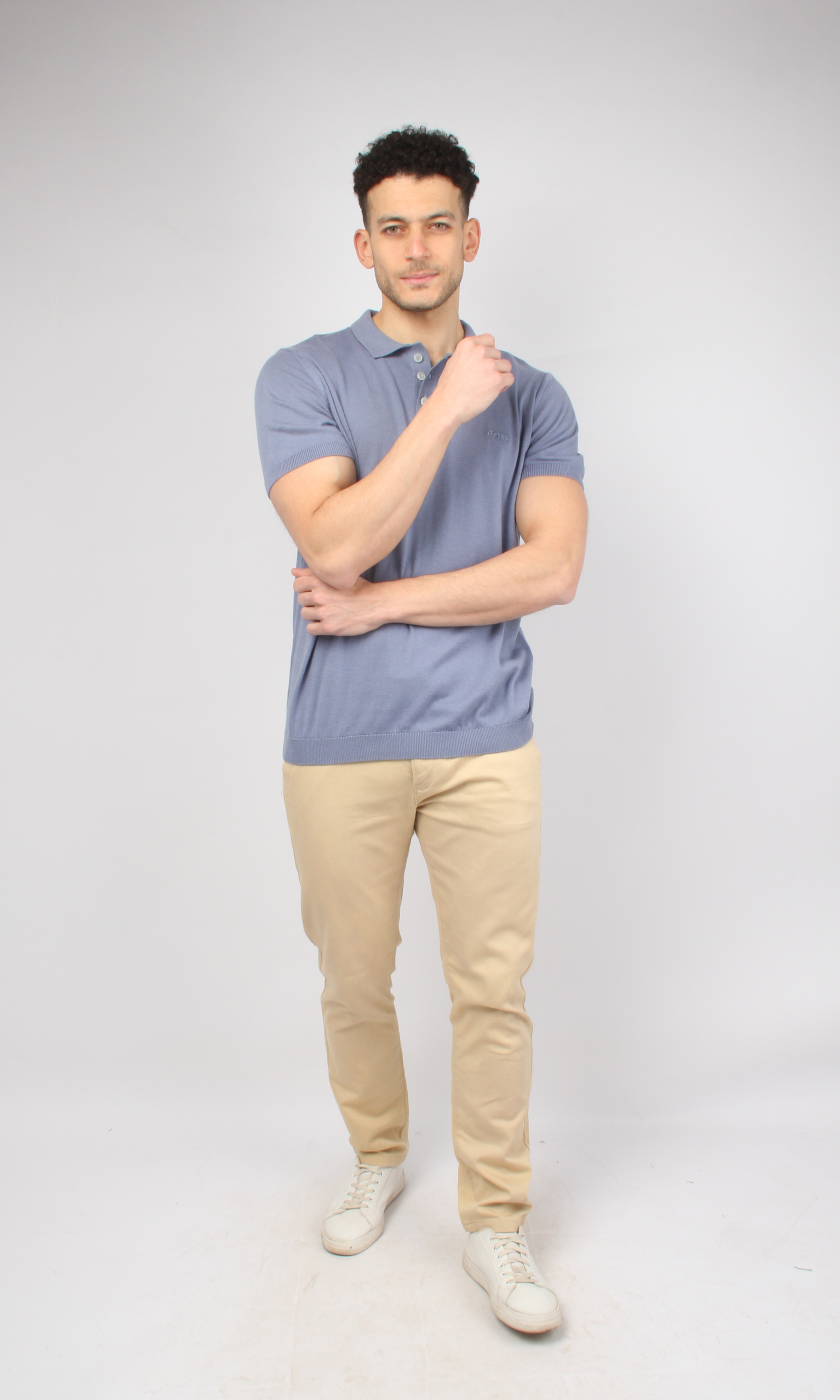 Men knit polo Shirt