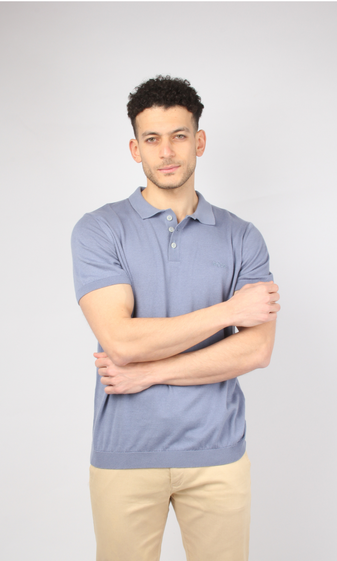 Men knit polo Shirt
