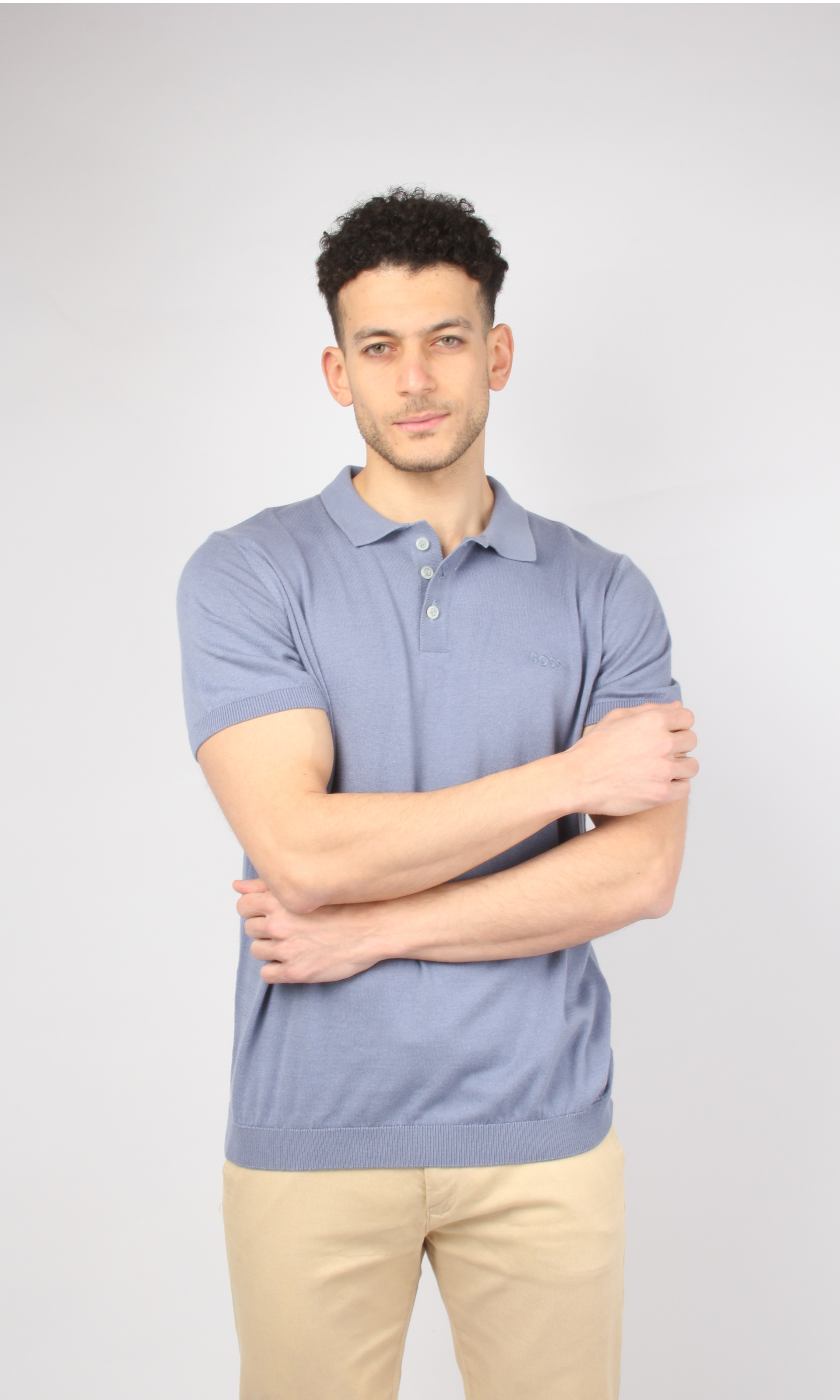 Men knit polo Shirt