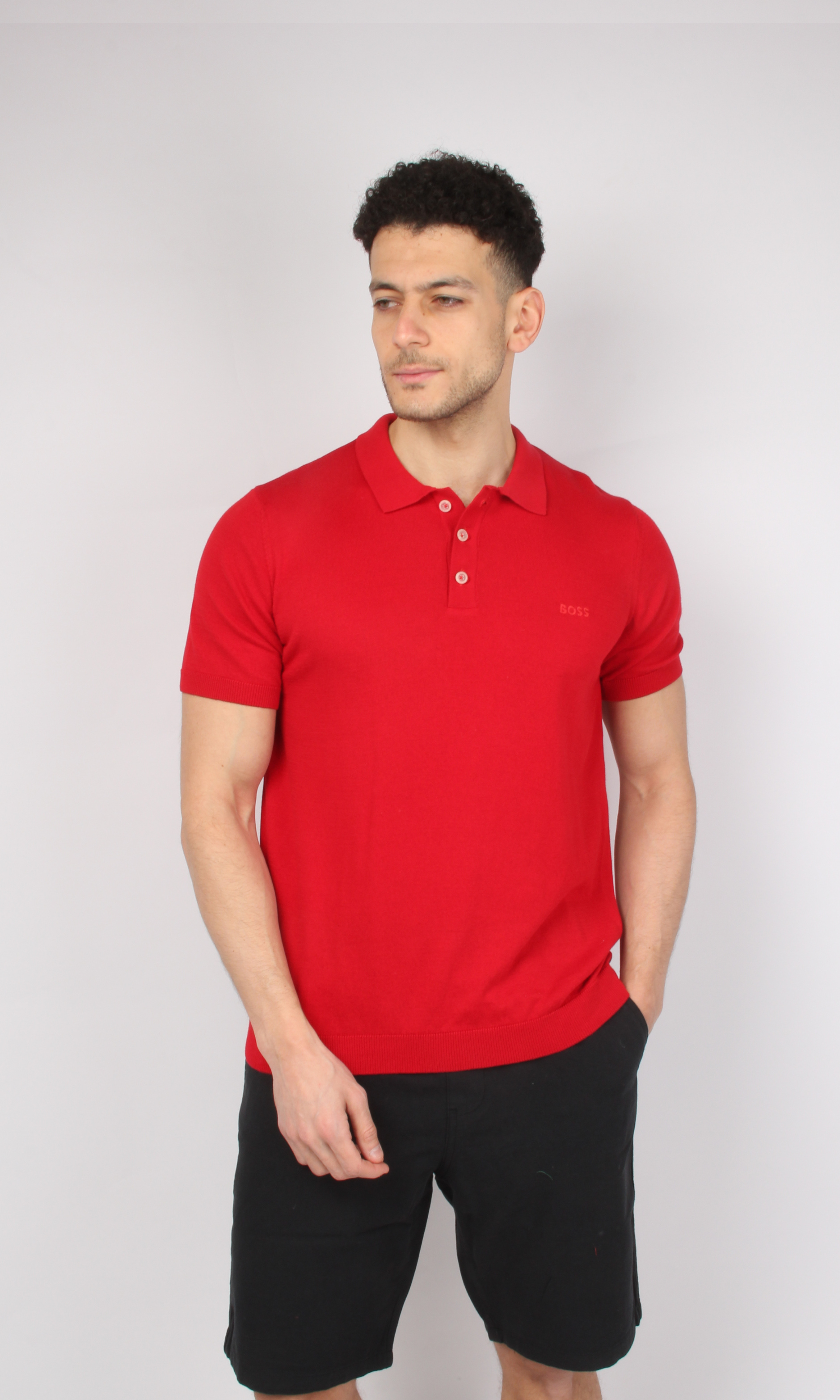 Men knit polo Shirt