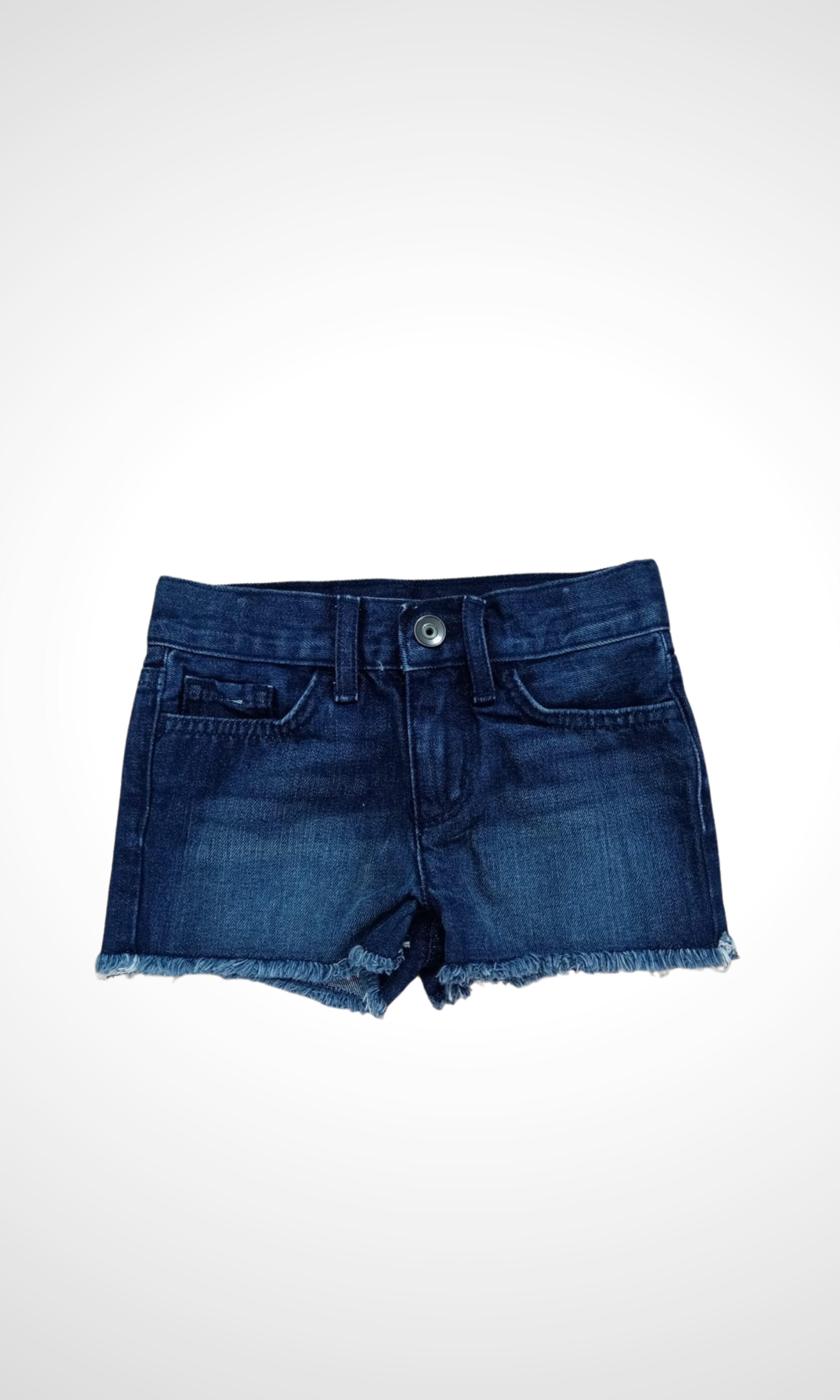 Kids Cuffed Hot Shorts (Dark Blue)