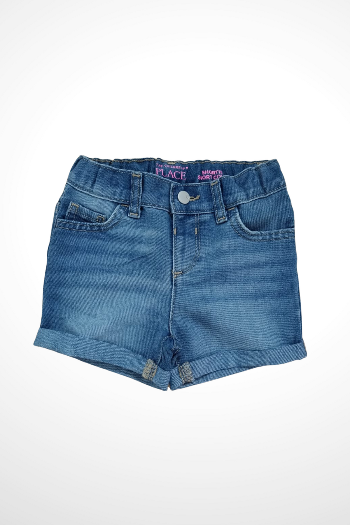 Kids Short Jeans - Elastic Waist (Blue Jeans)