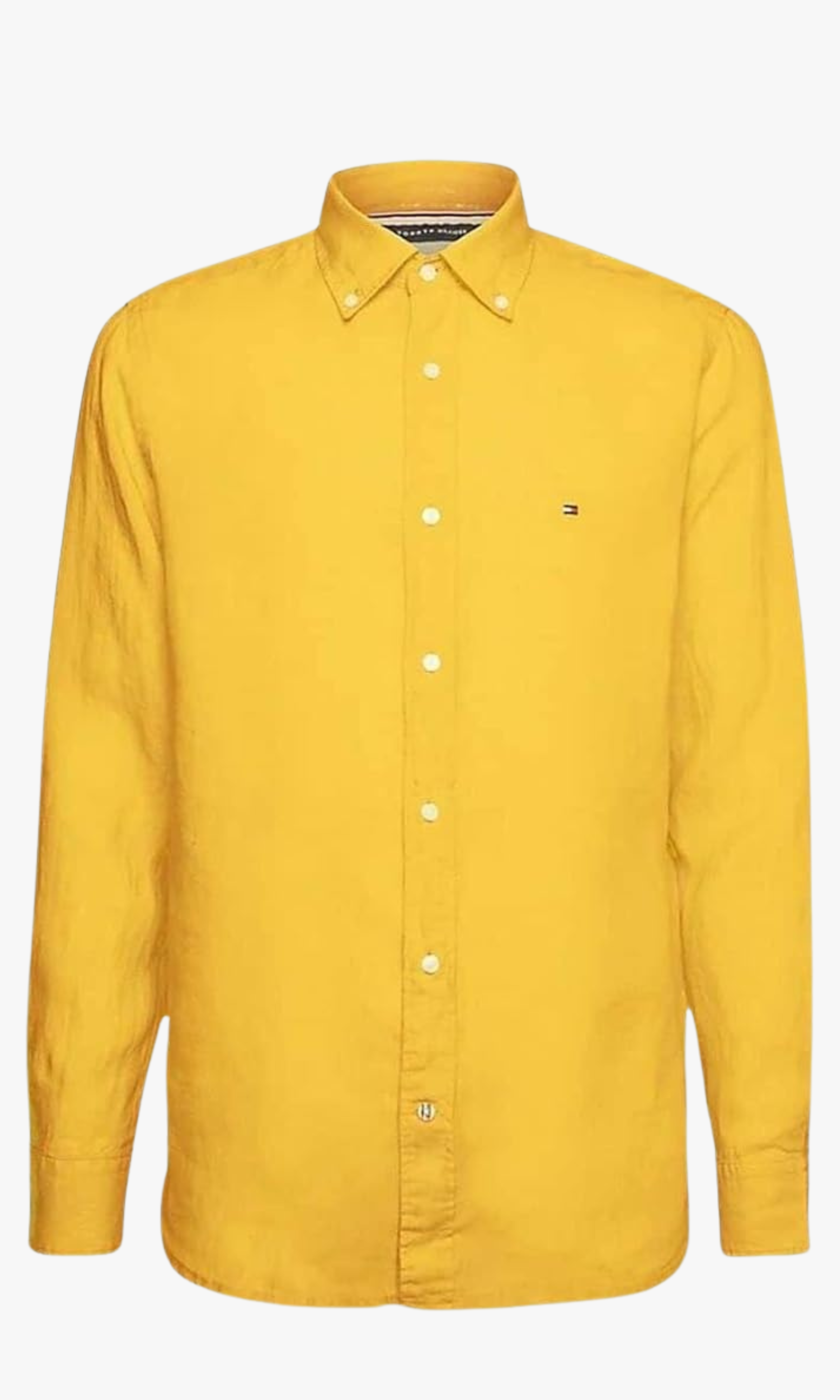 Men Slim Fit Oxford Shirt TH (Dark Yellow)