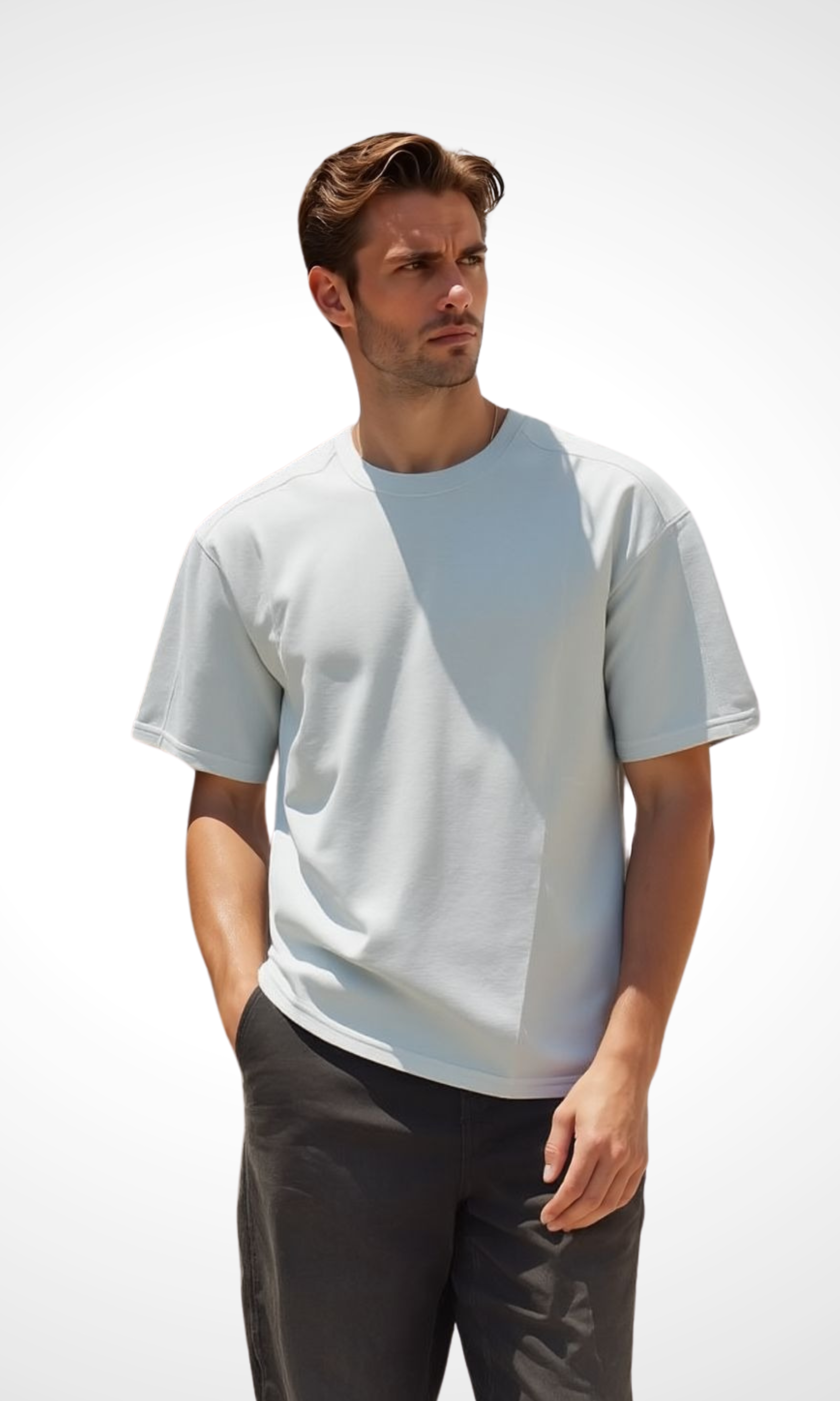 Original Men Oversized Cotton T-Shirt (Black)