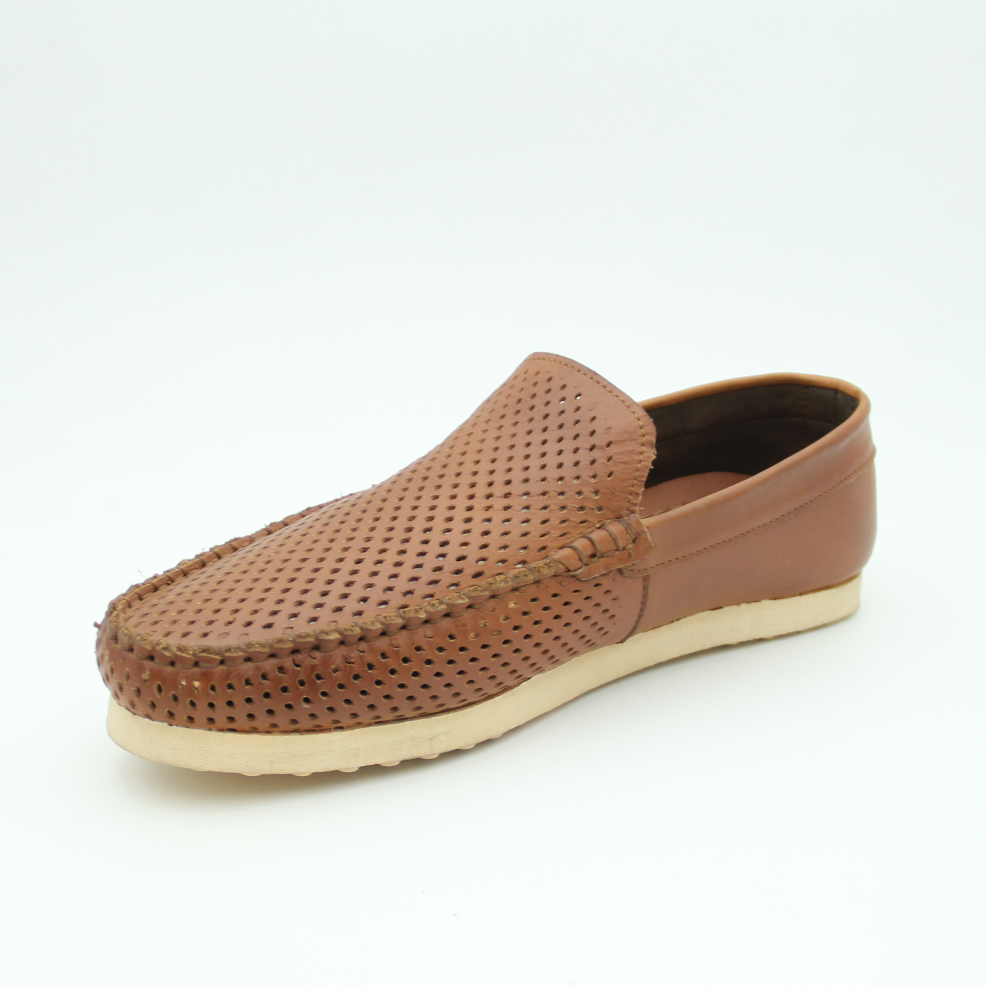 Men Loafer Shoes Leather Flat (Havan)