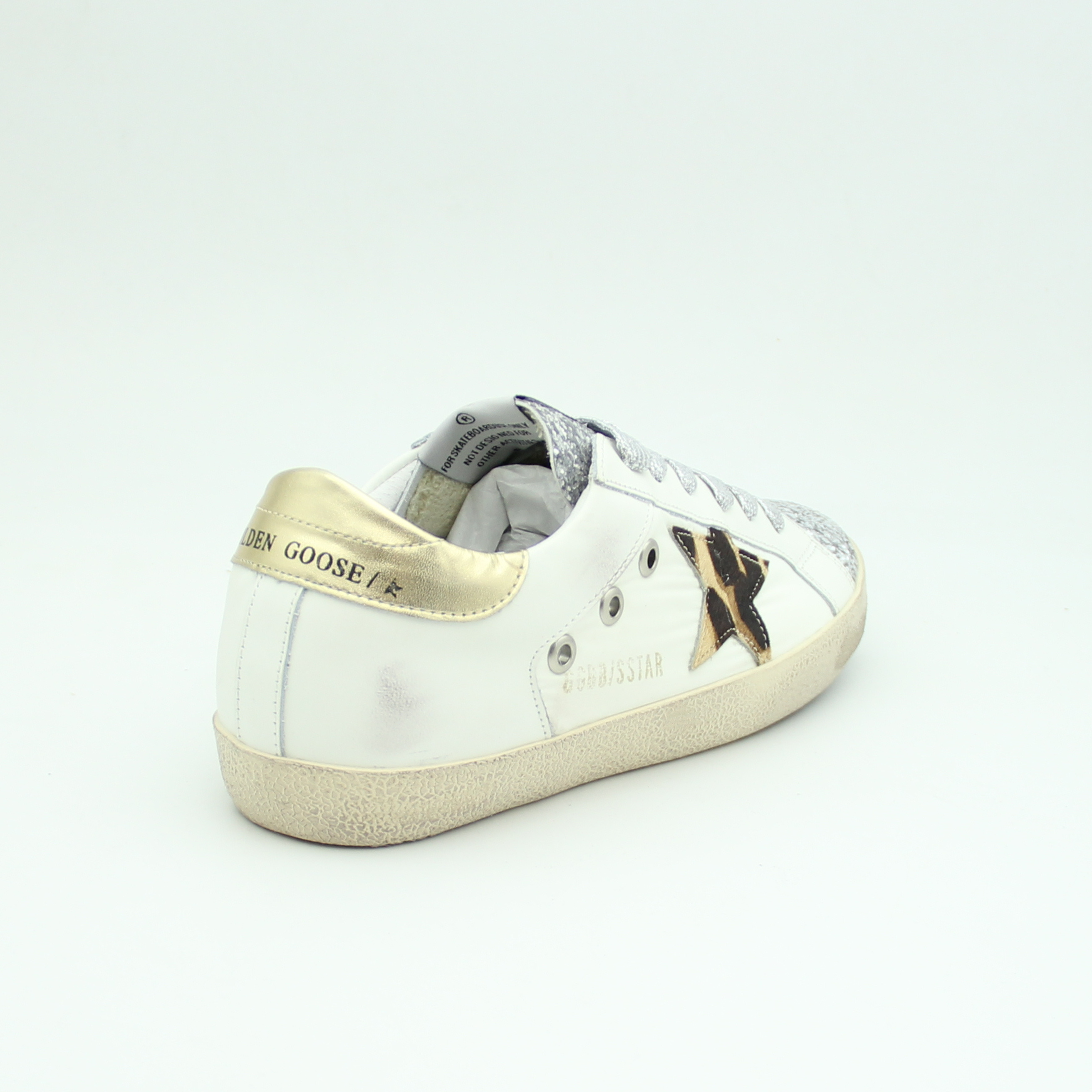 Women Super Star Glitter Tongue (Leopard Pony)