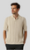 Men Textured Knit Regular Fit Polo