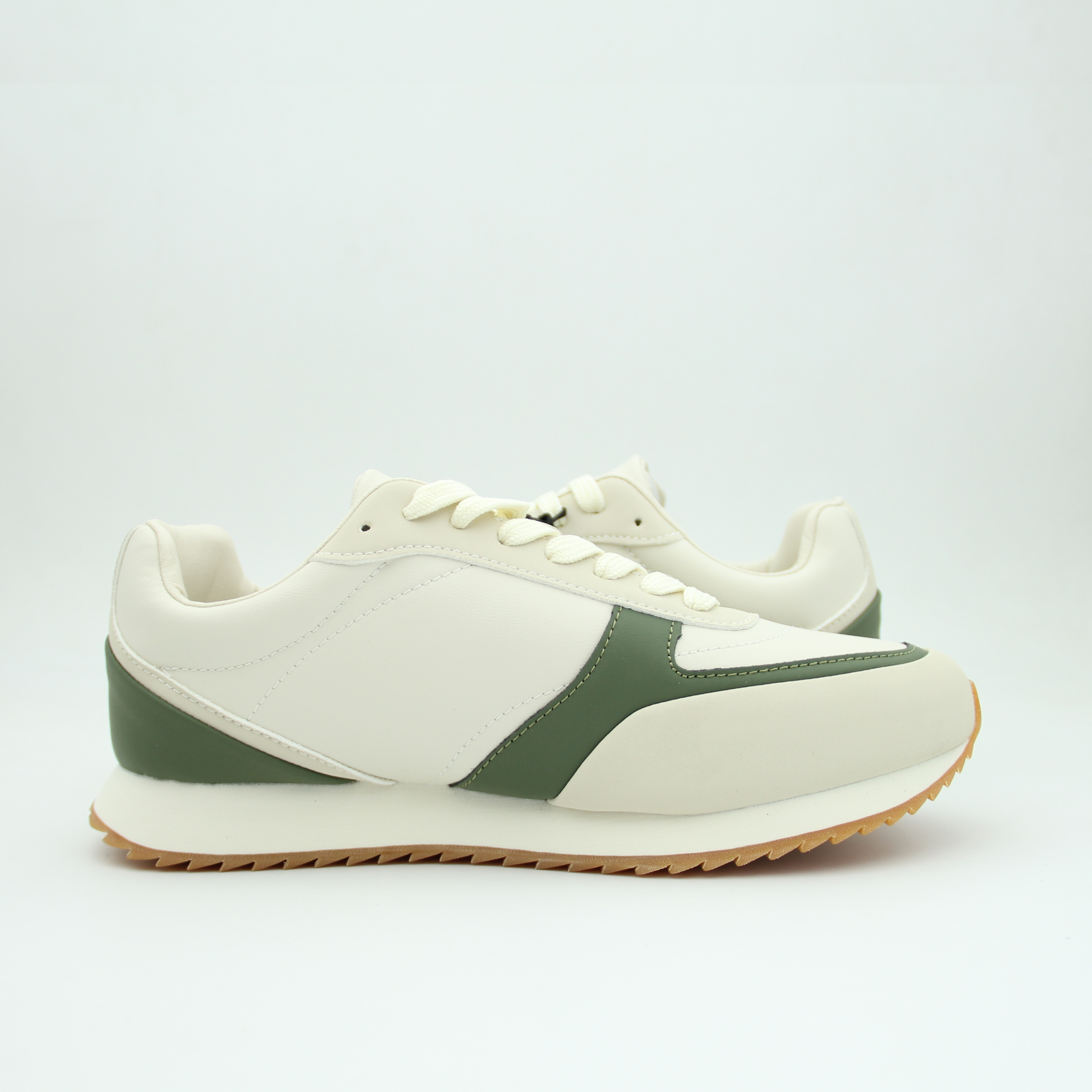 Men L-Spin Deluxe Retro (Beige*Oil Green)