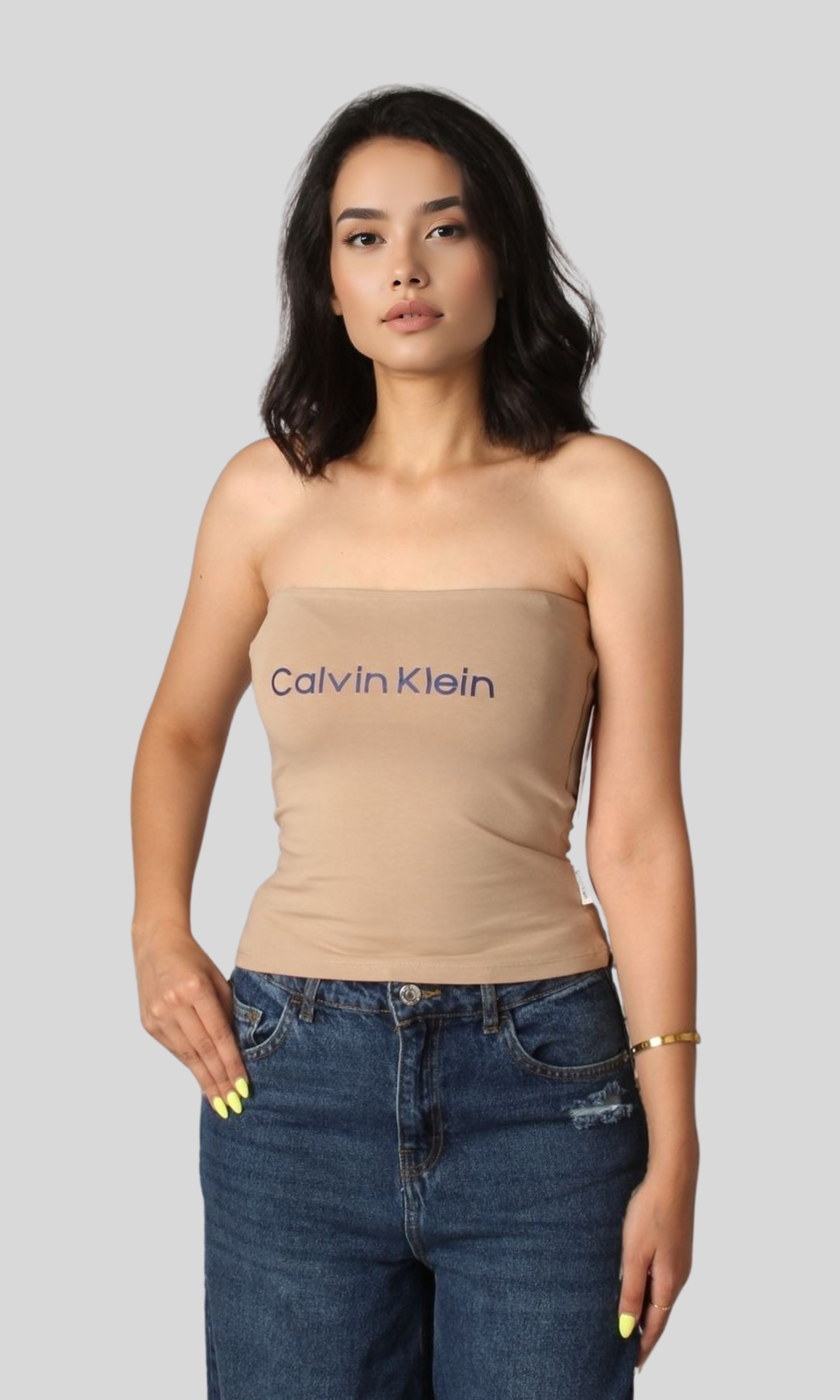 Women Strapless Tube Top - Fitted Top