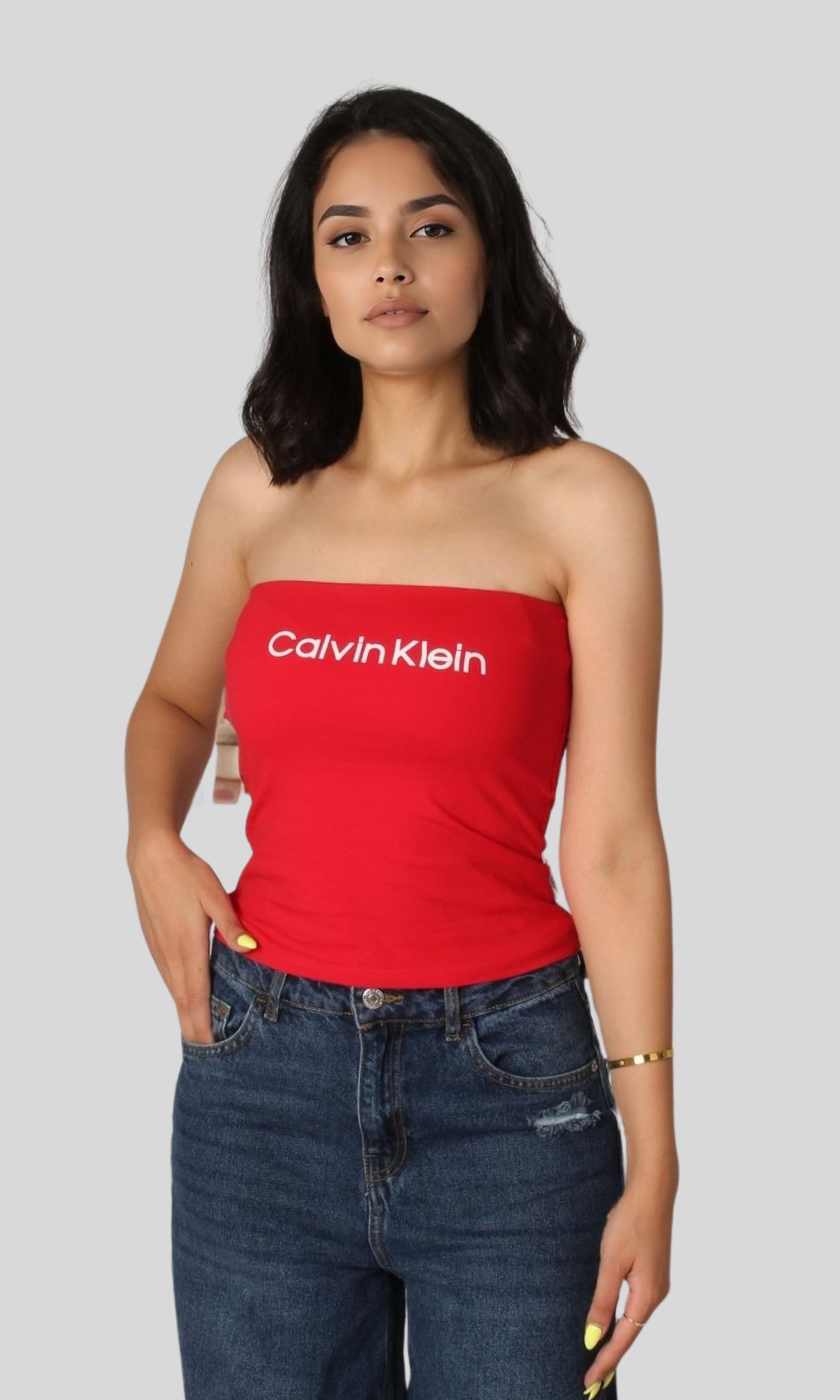 Women Strapless Tube Top - Fitted Top