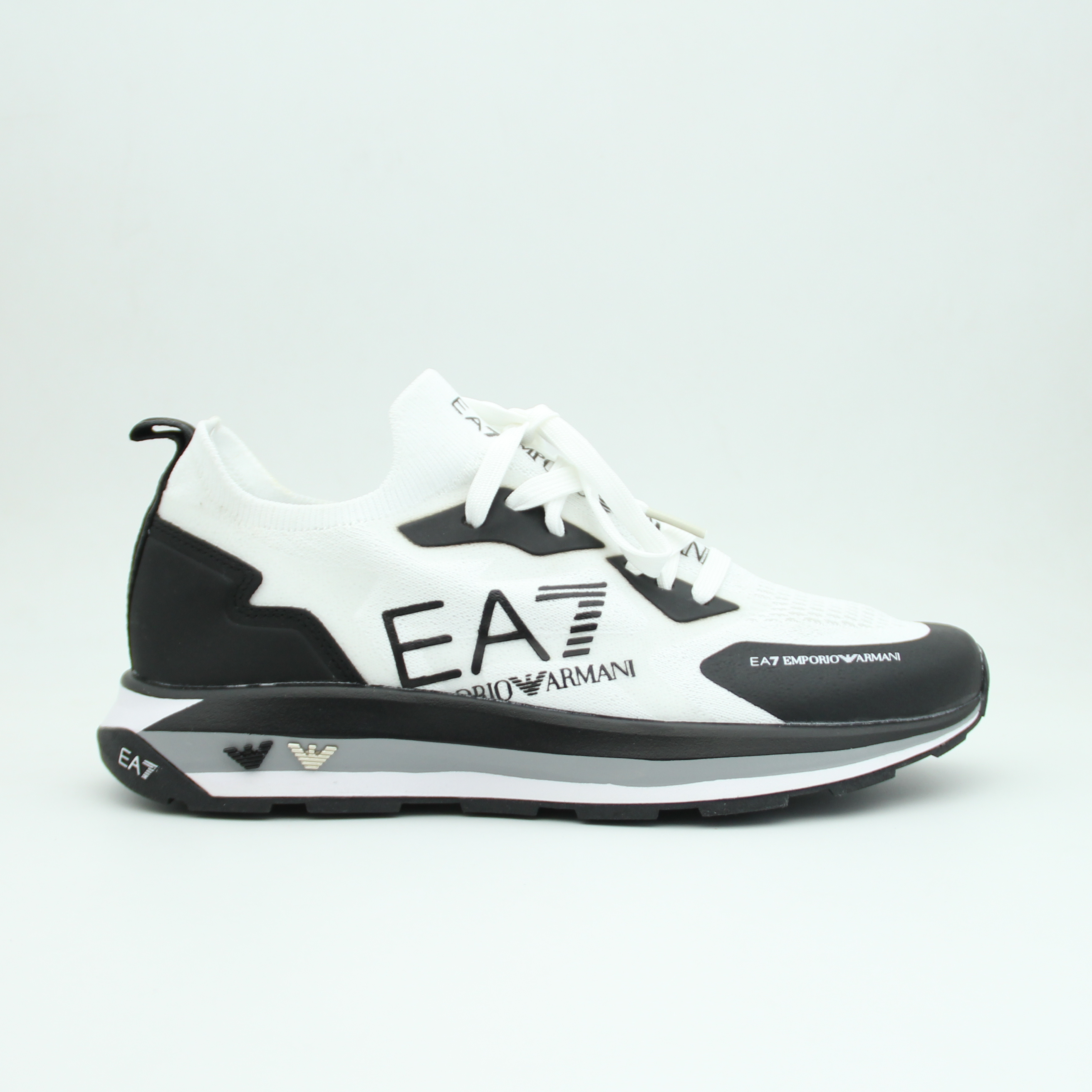 Men Emporio Sneakers (White*Black)