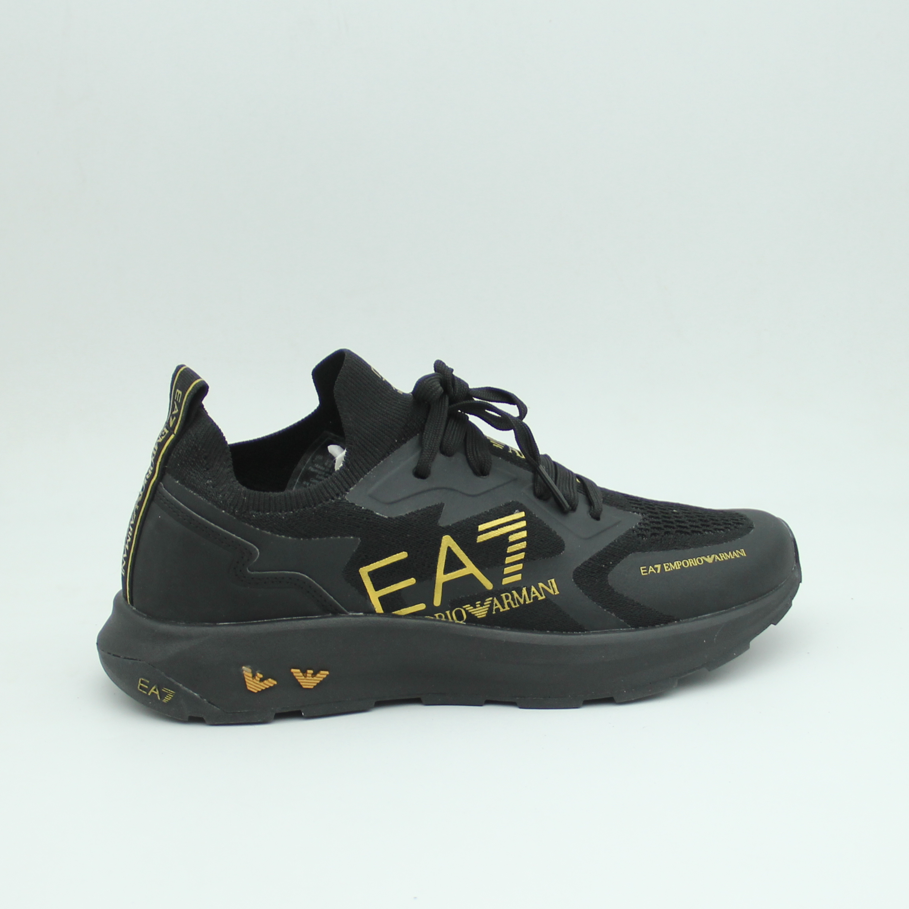 Men Emporio Sneakers (Black*Gold)