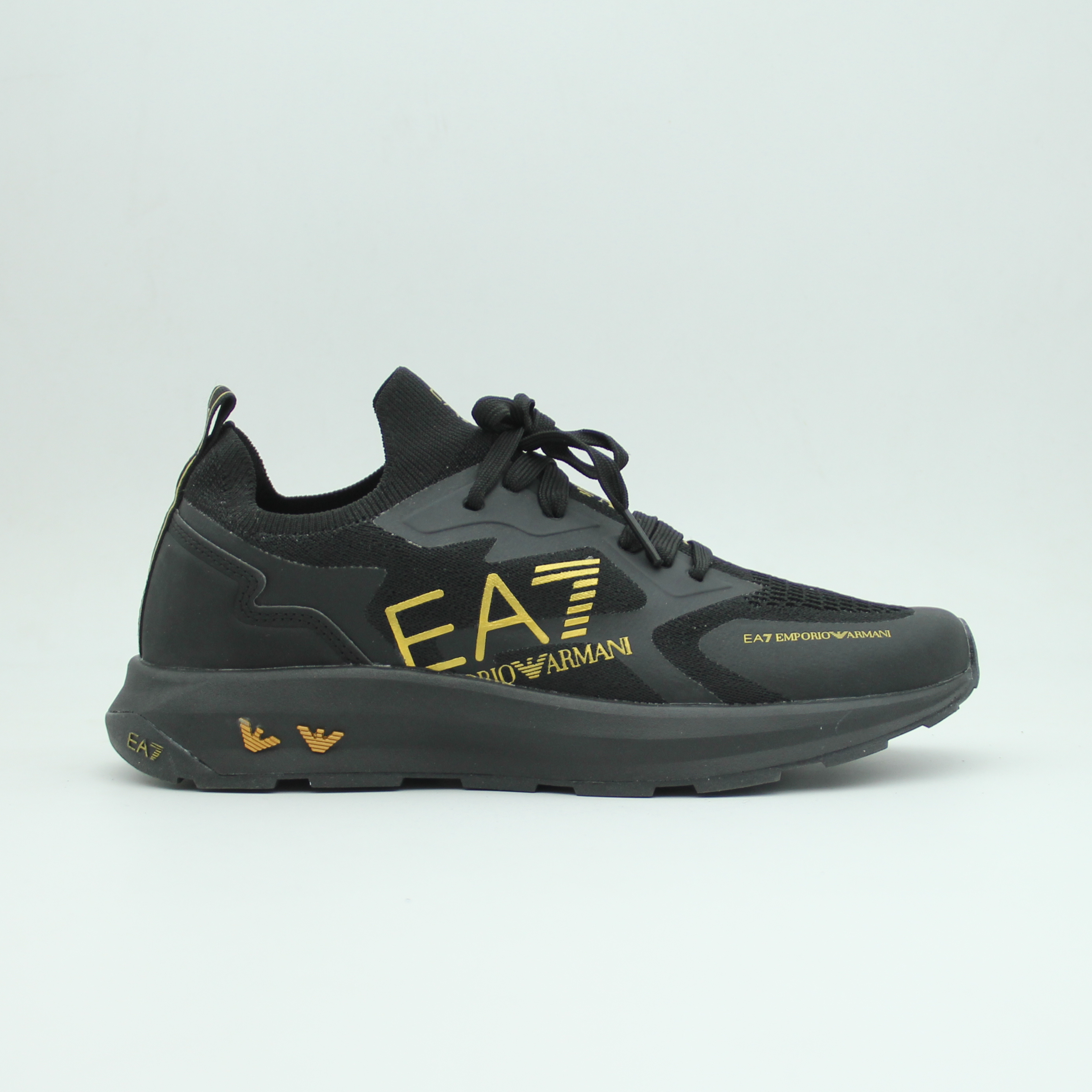 Men Emporio Sneakers (Black*Gold)