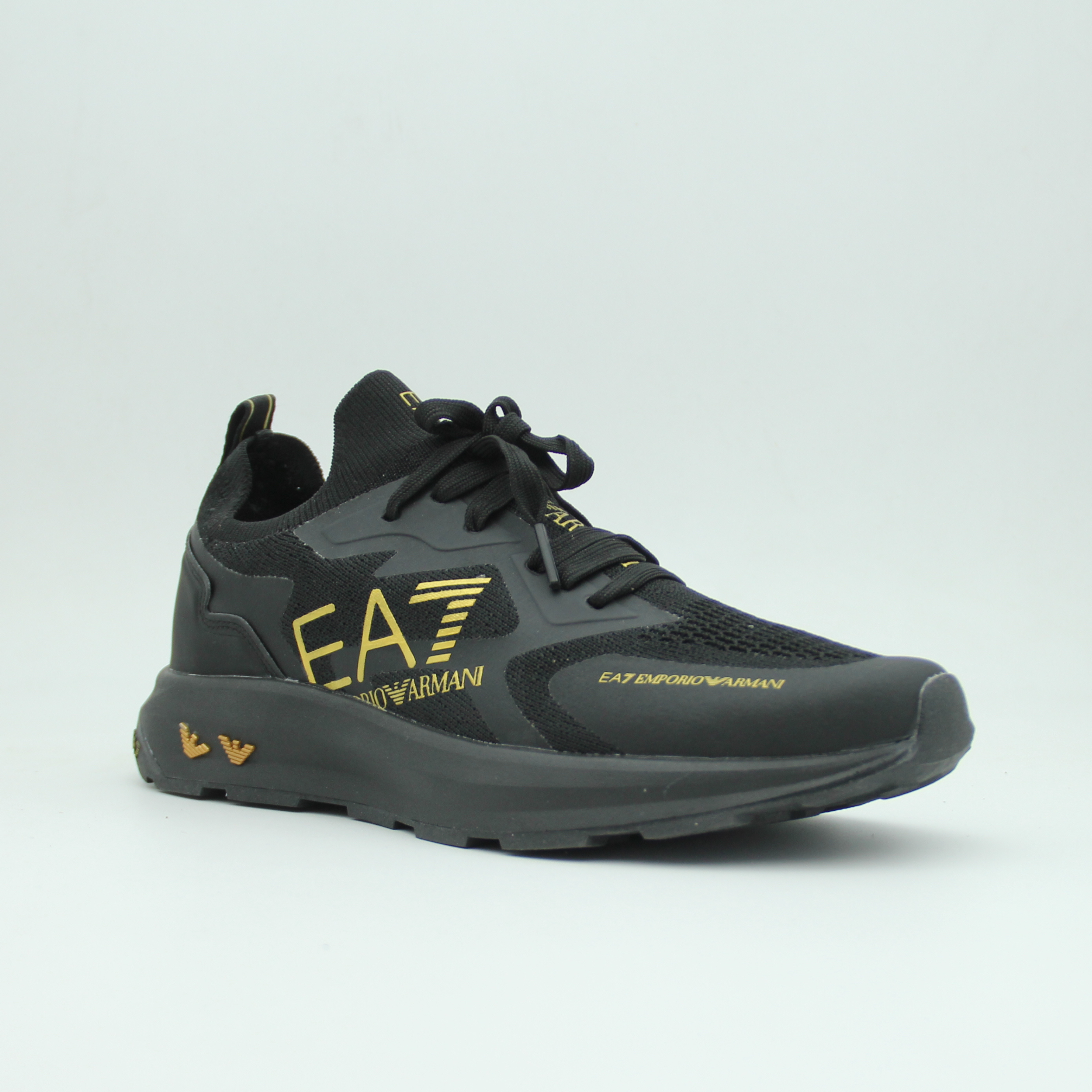 Men Emporio Sneakers (Black*Gold)