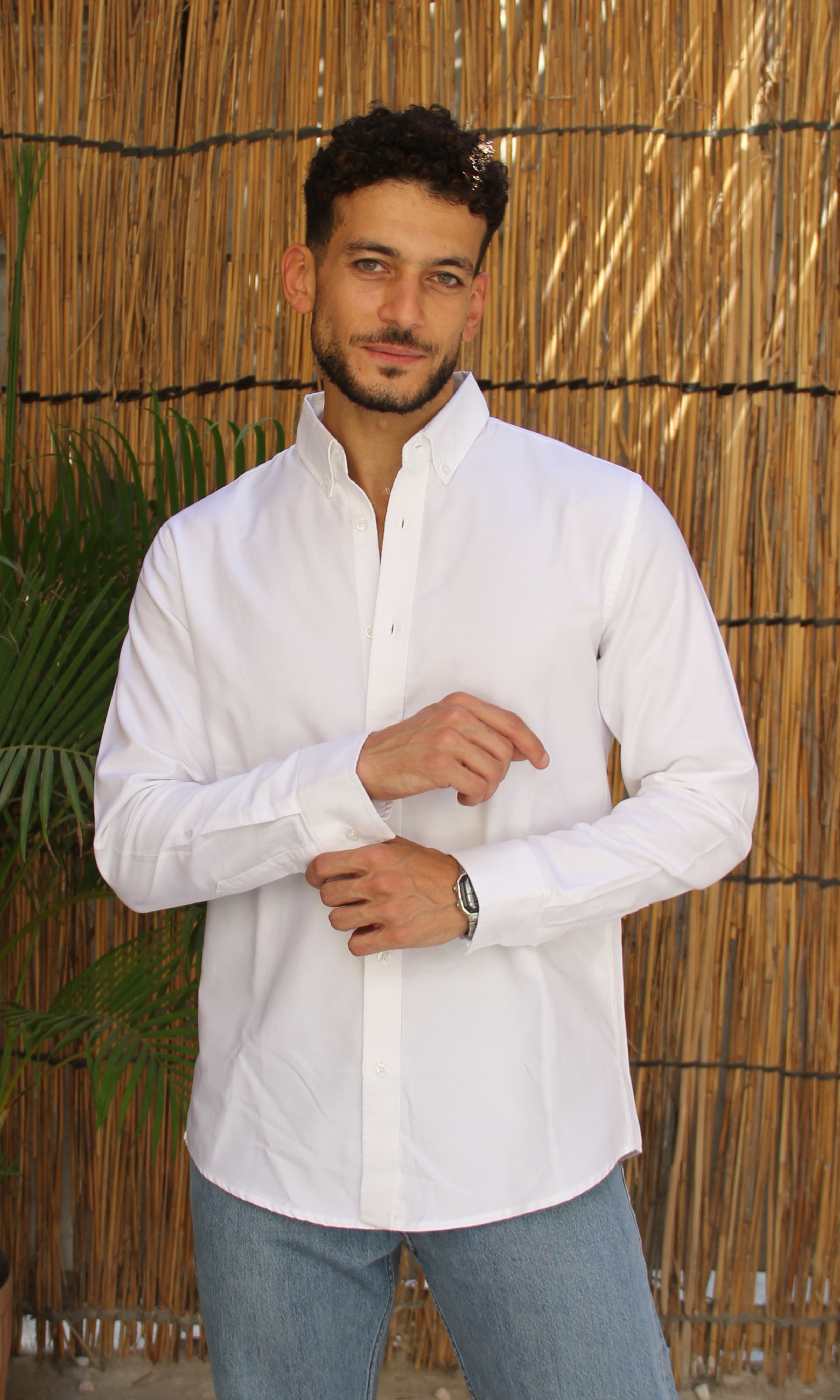 Original Men Oxford Shirt Nut (White)