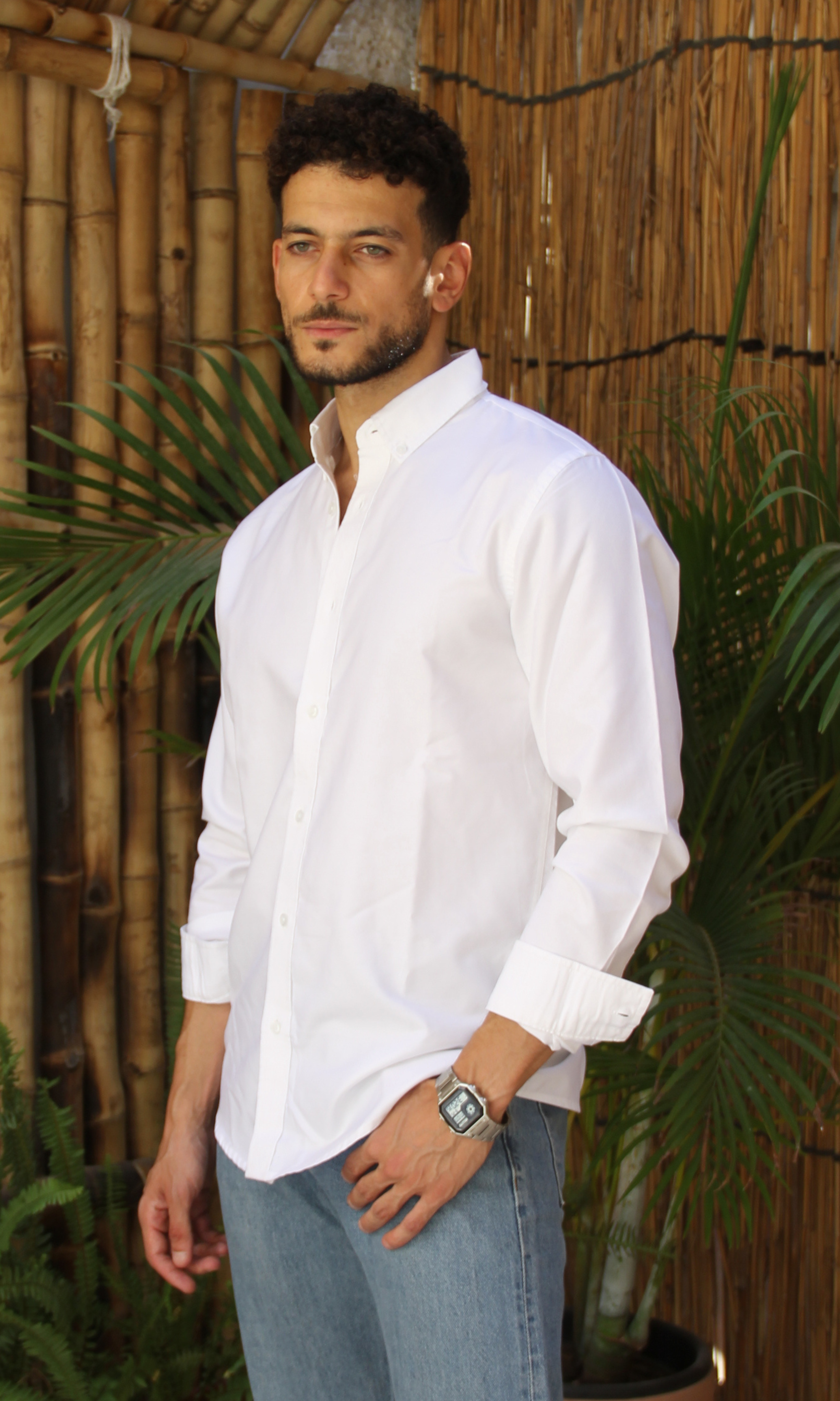 Original Men Oxford Shirt Nut (White)
