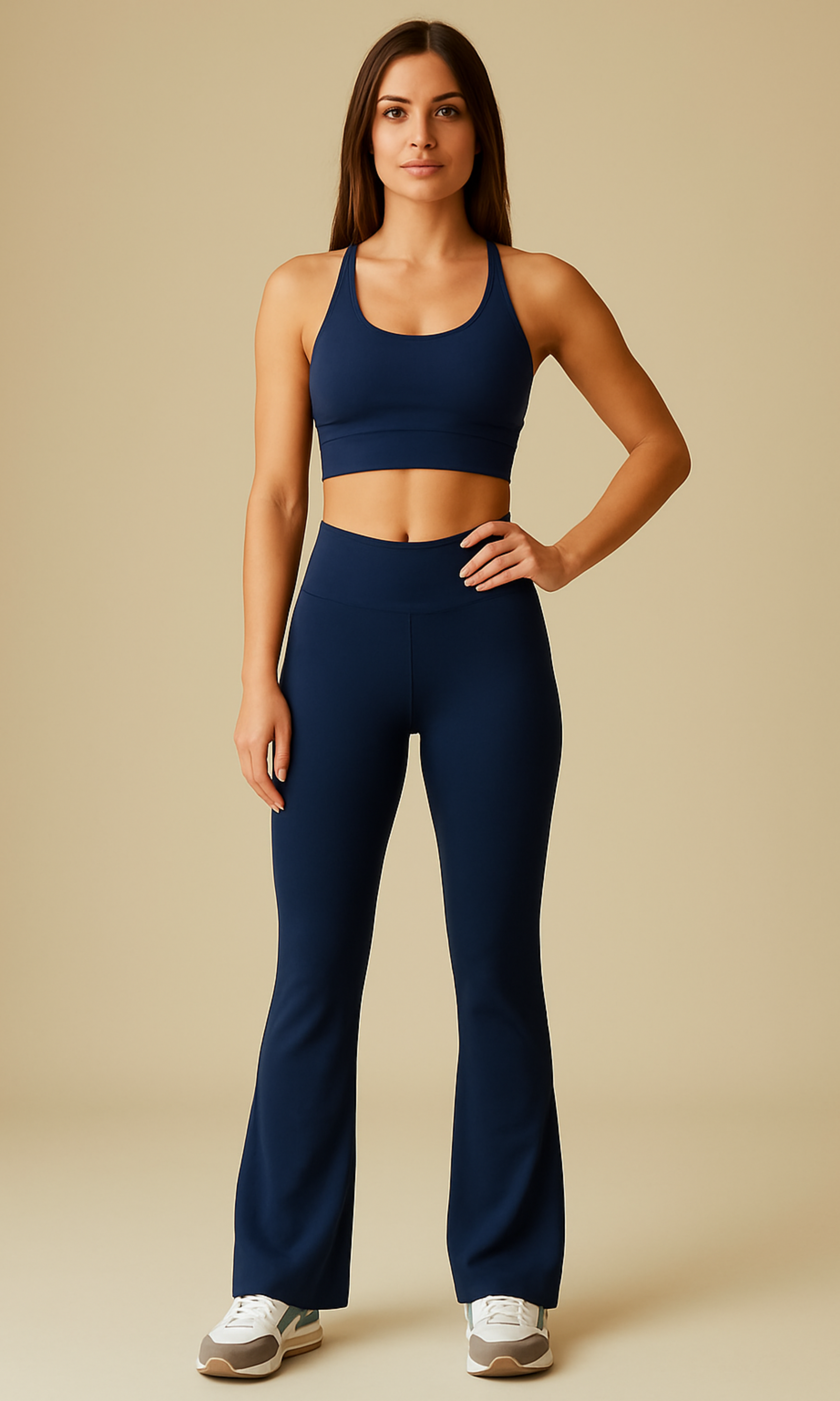 NUT Women Active High-Rise Flare Leggings
