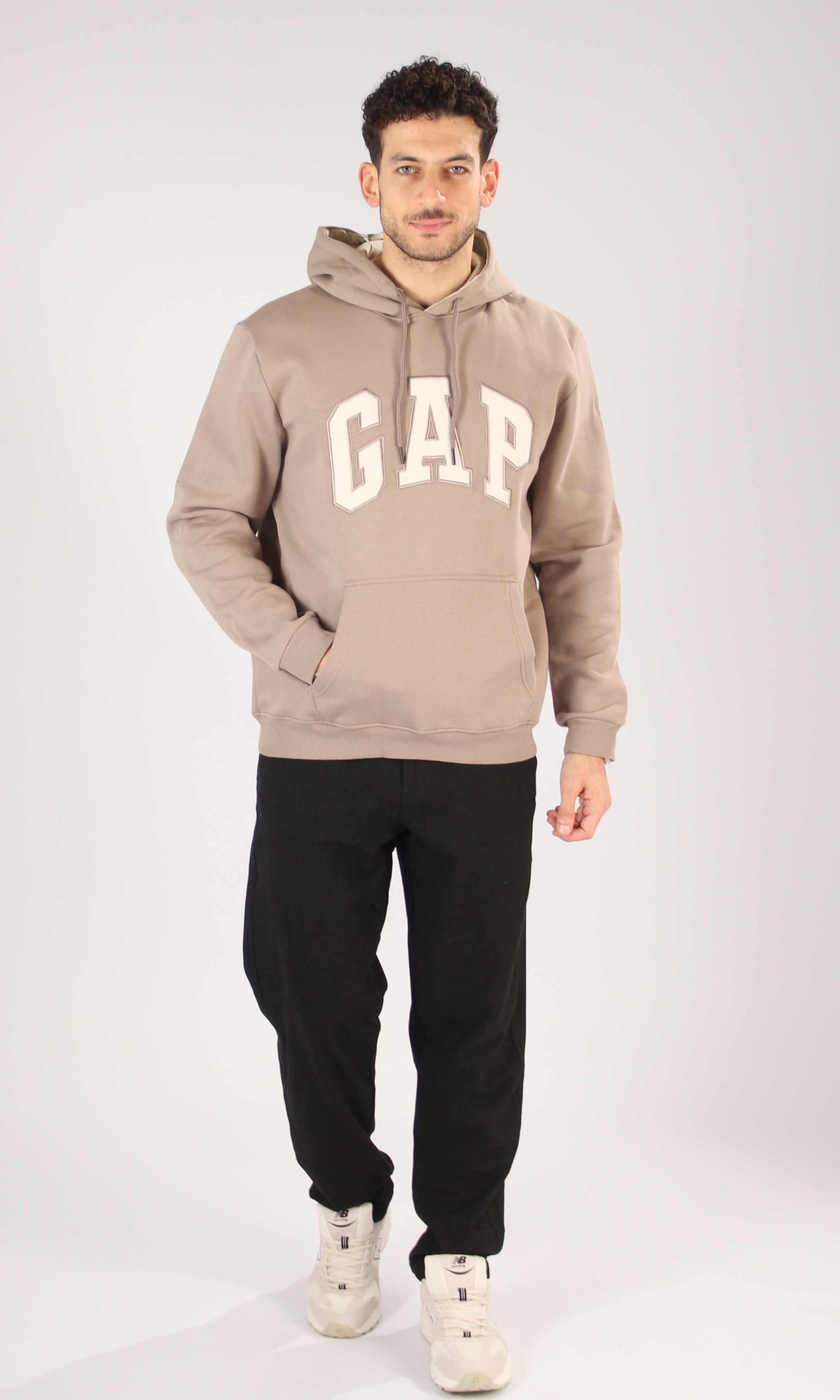 Men Long Sleeve Hoodie (Logo 1)