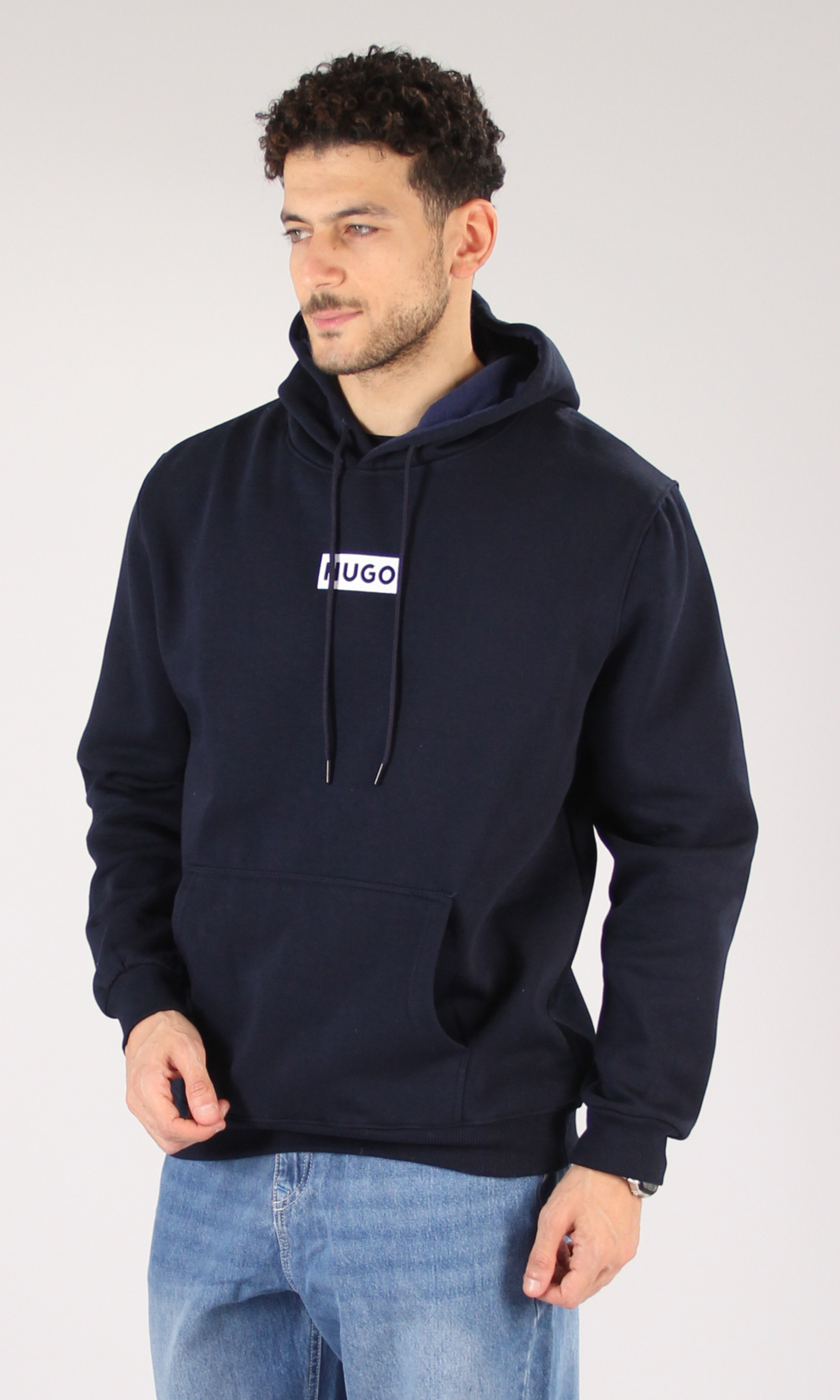 Men Long Sleeve Hoodie Print Logo (Logo4)