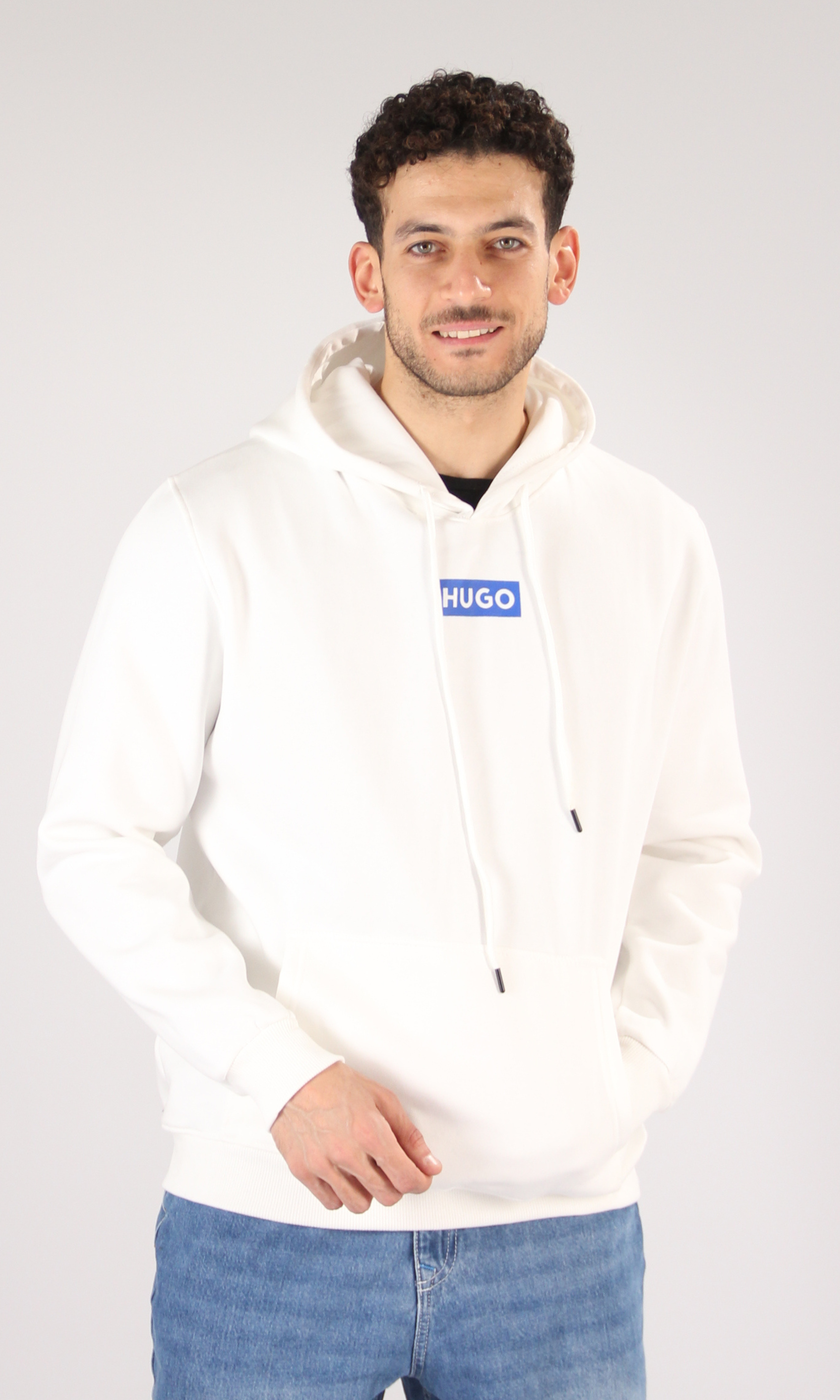 Men Long Sleeve Hoodie Print Logo (Logo4)