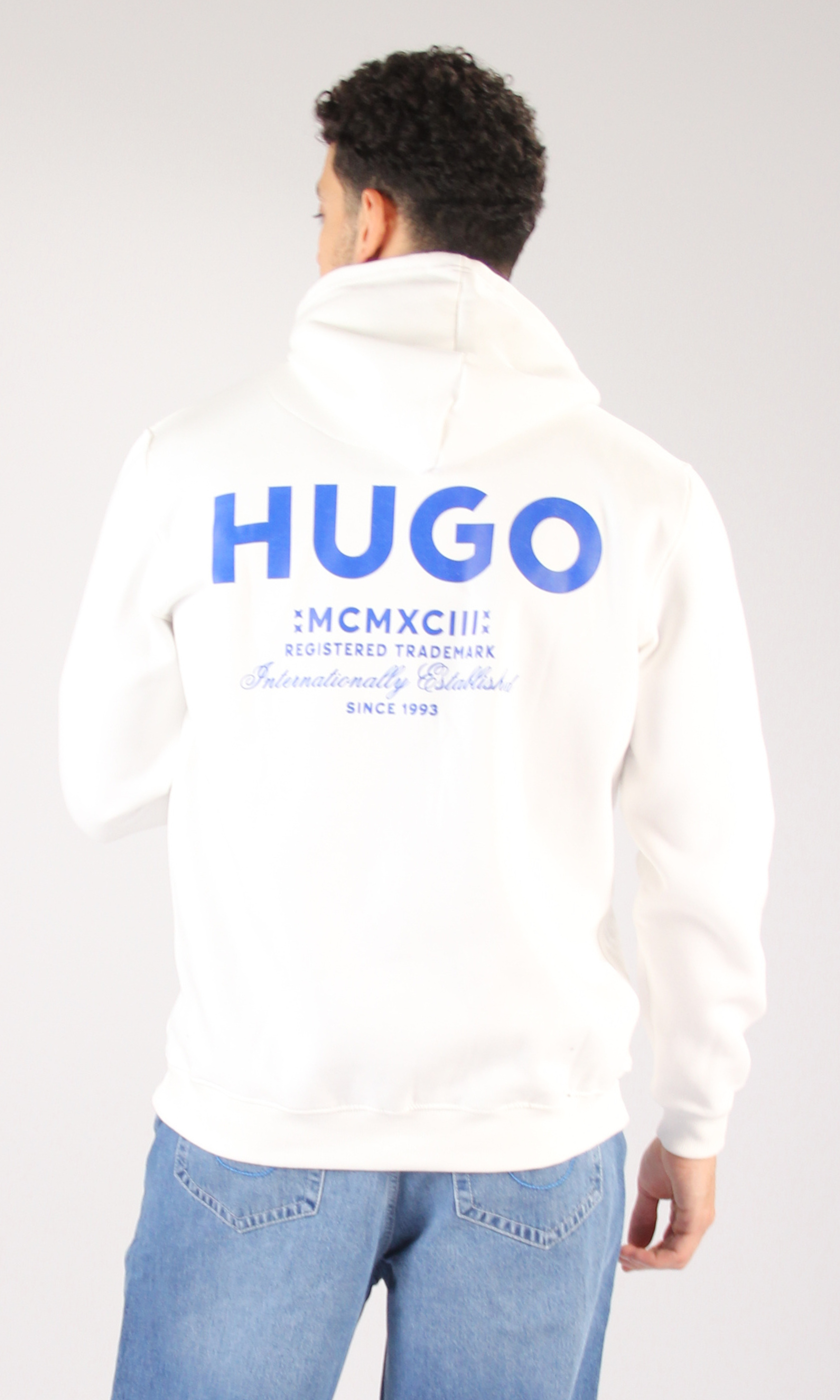 Men Long Sleeve Hoodie Print Logo (Logo4)