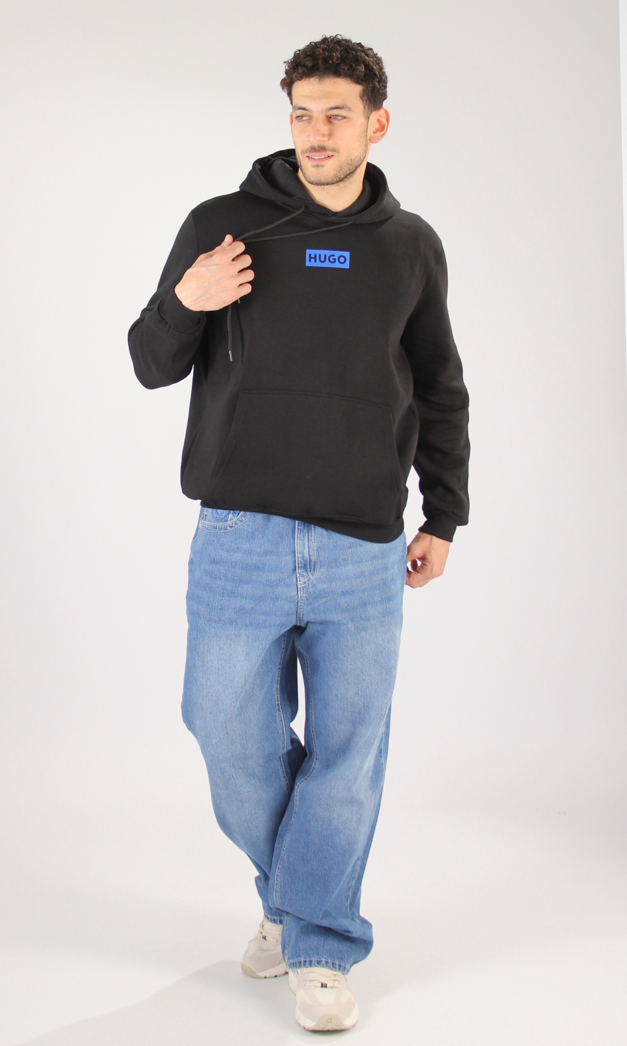 Men Long Sleeve Hoodie Print Logo (Logo4)