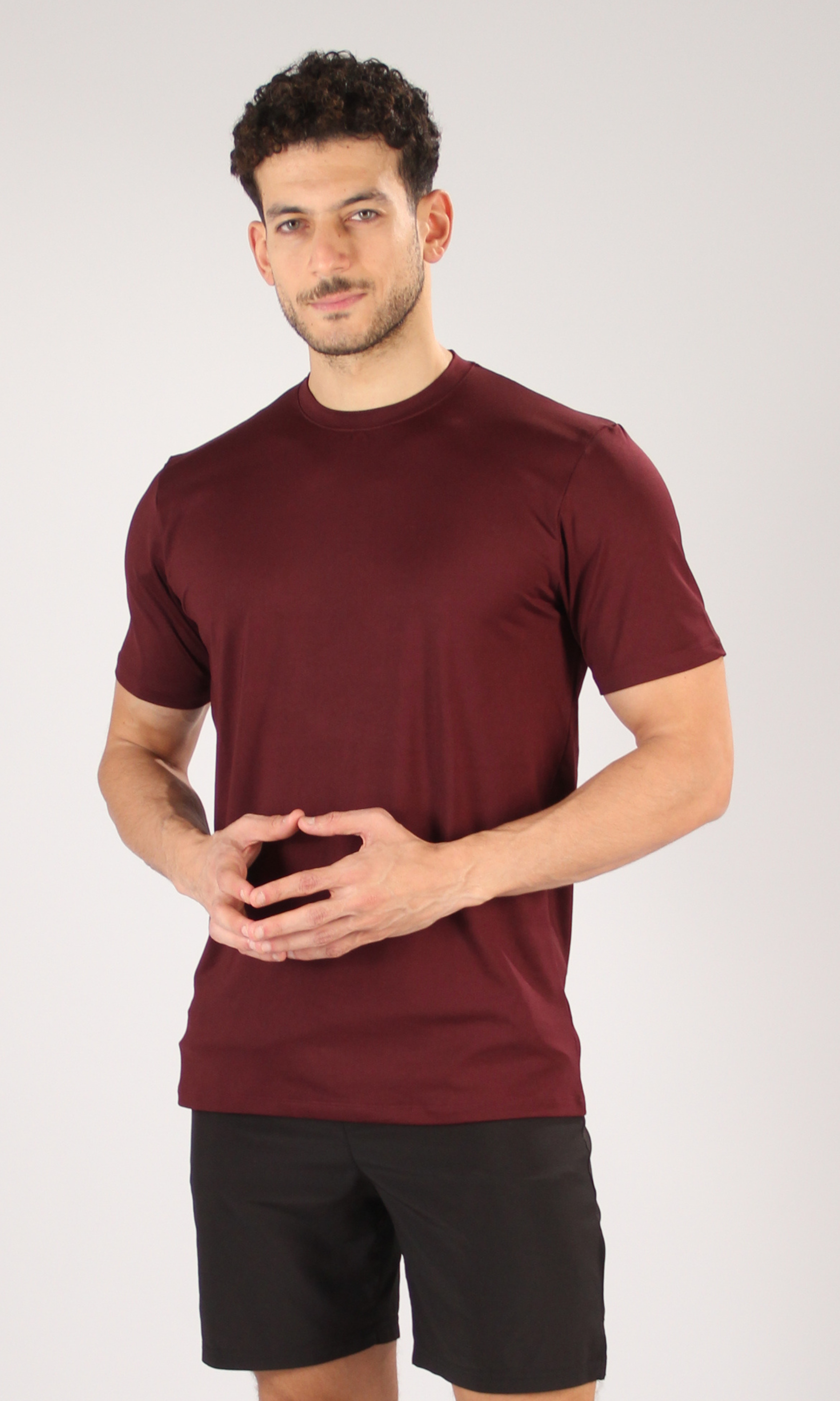Men Slim-Fit Breathable Training T-Shirt - NUT