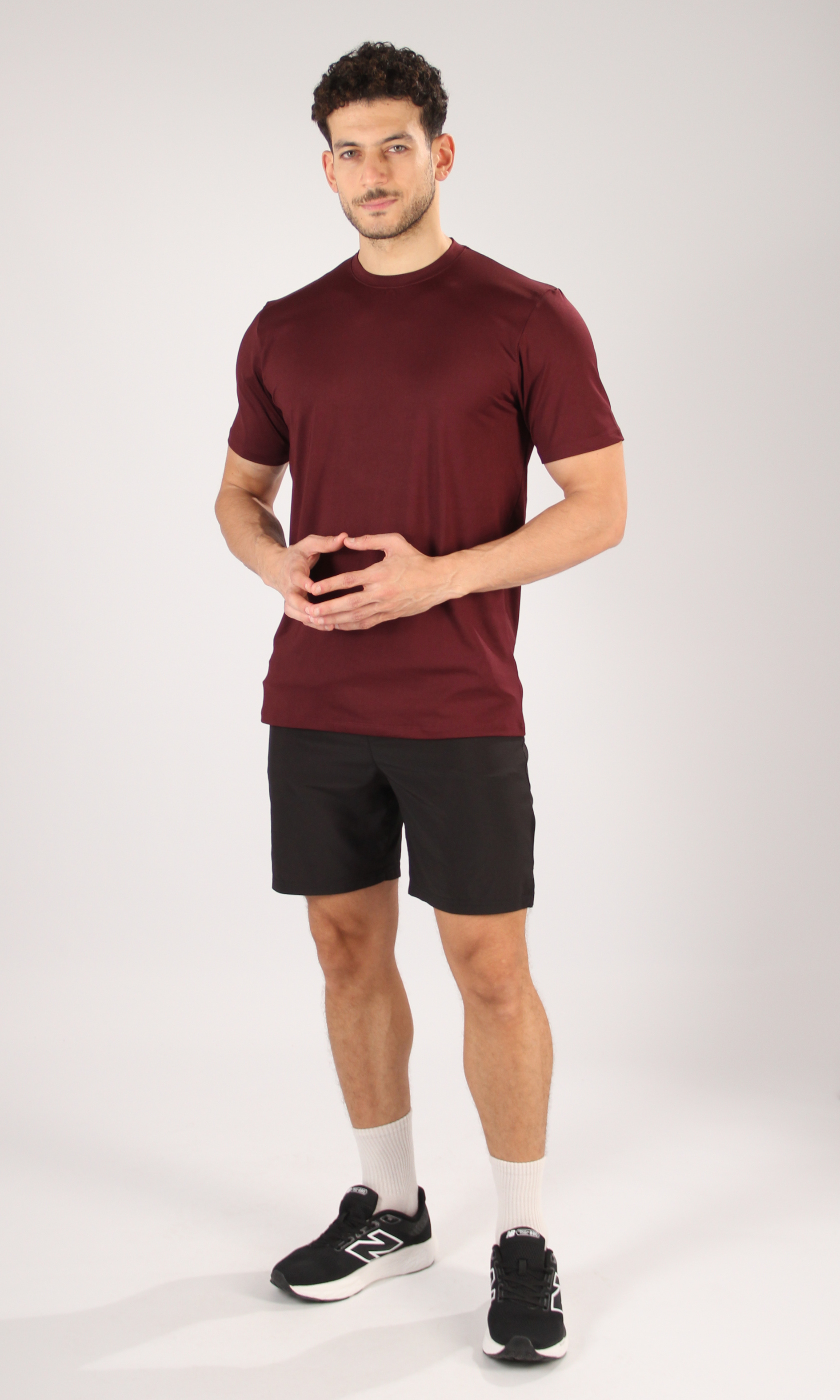 Men Slim-Fit Breathable Training T-Shirt - NUT