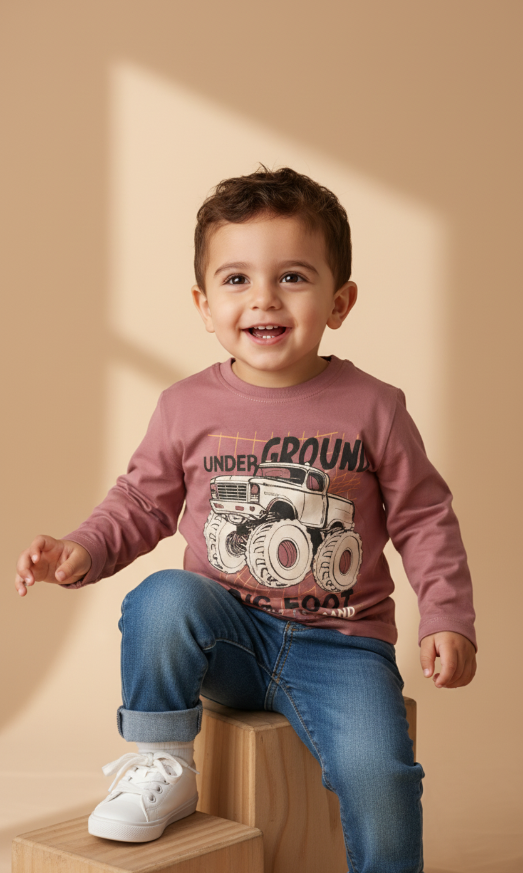 Kids Cotton Long Sleeve T-Shirt