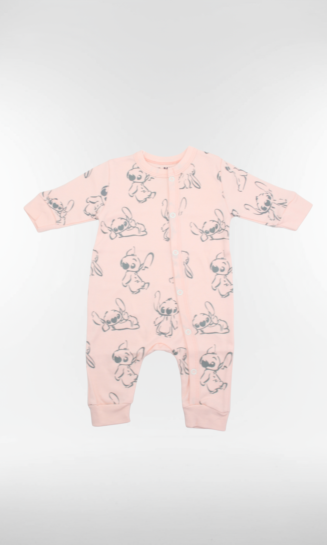 Baby Cotton Jumpsuit Foot Less - Stich