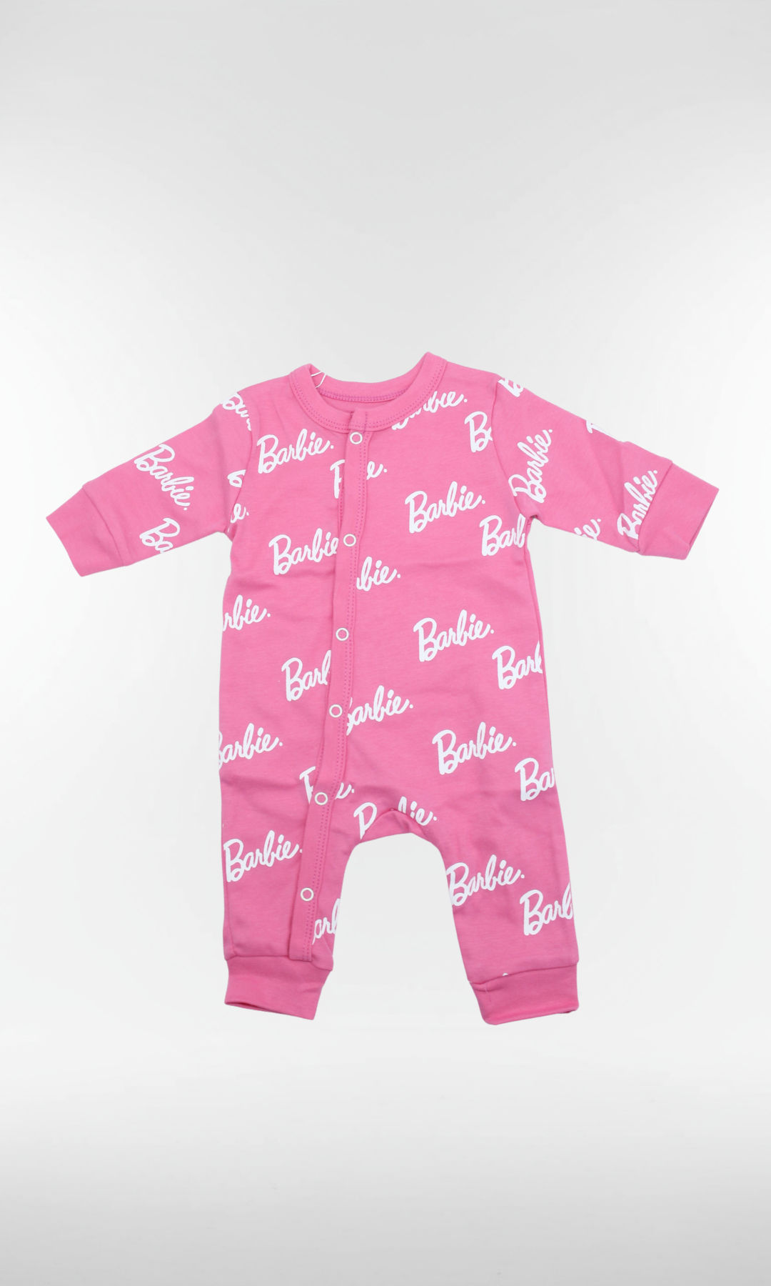 Baby Cotton Jumpsuit Foot Less - Barbie