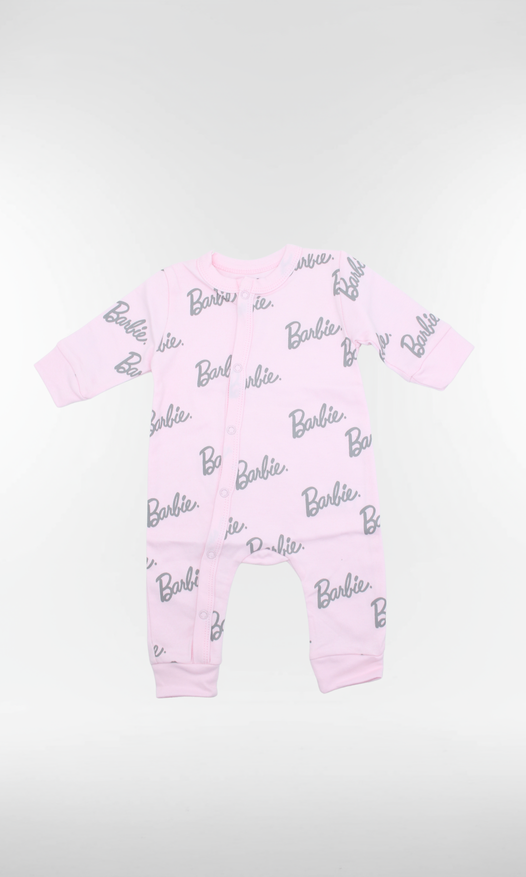 Baby Cotton Jumpsuit Foot Less - Barbie