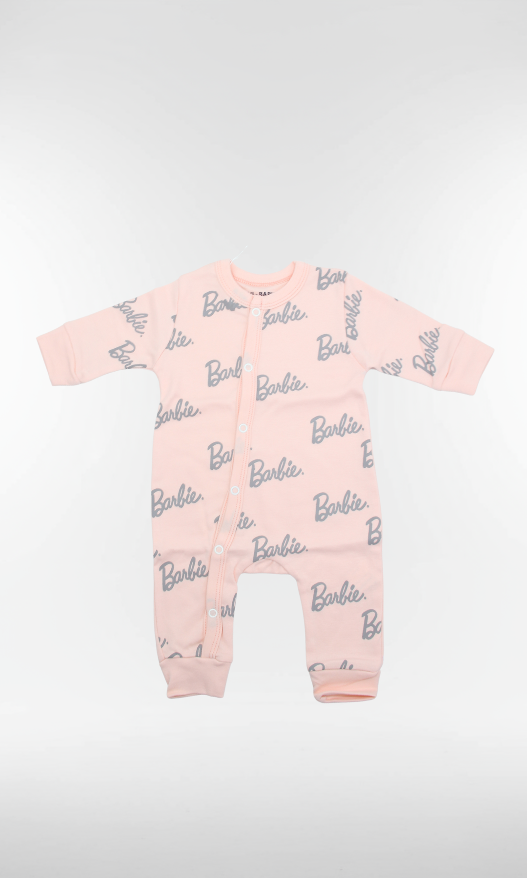 Baby Cotton Jumpsuit Foot Less - Barbie