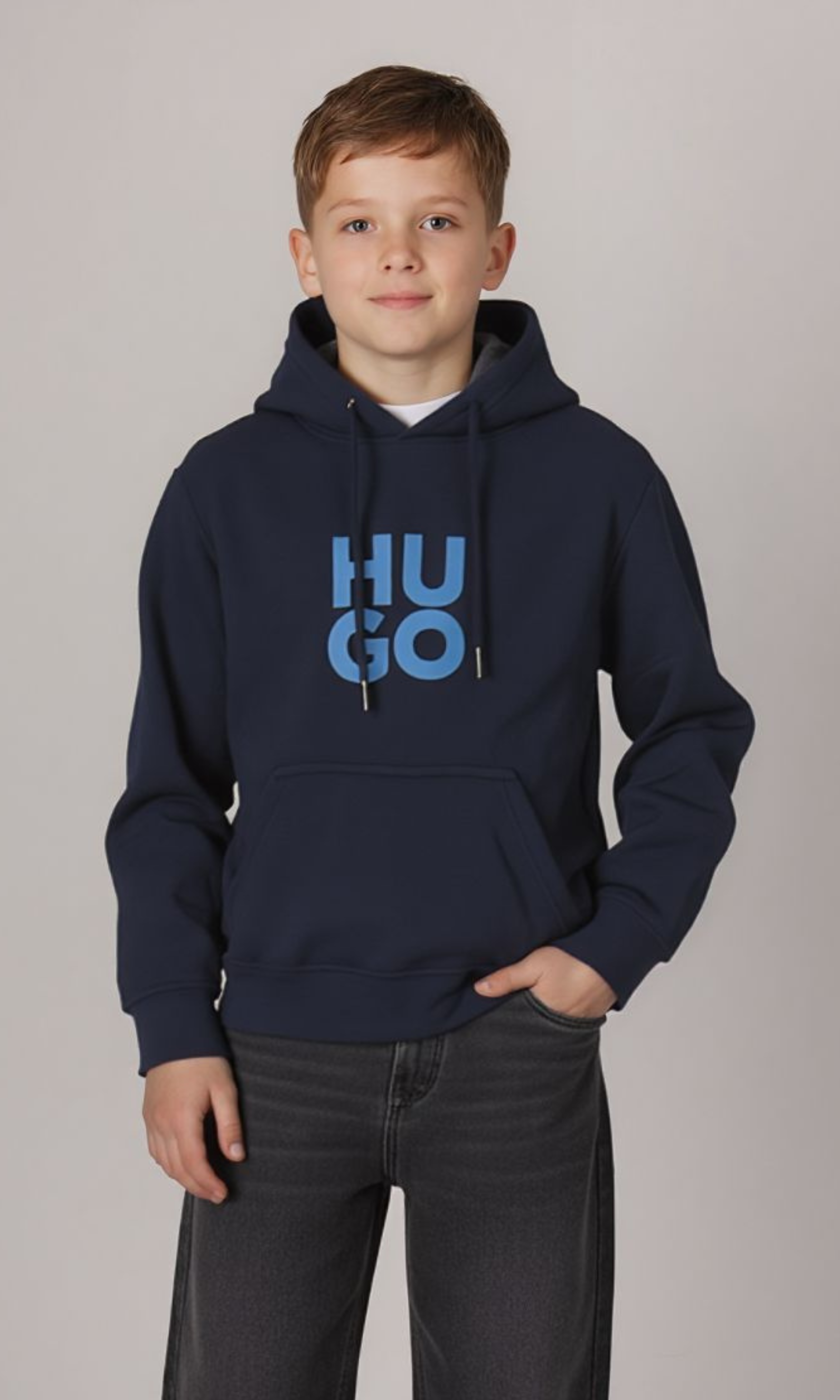 Kids Hoodie In Cotton-Blend Fleece
