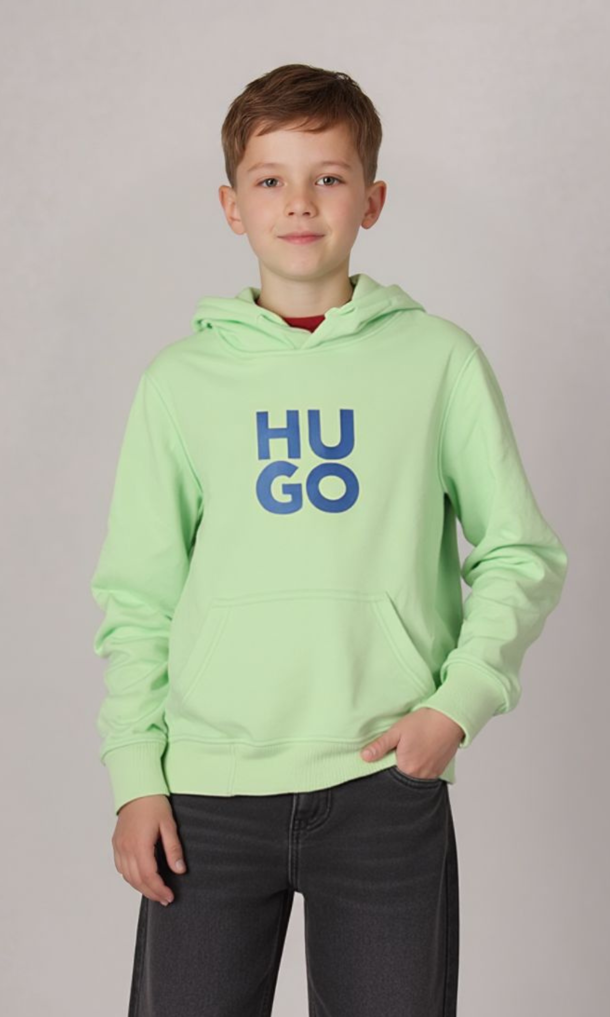 Kids Hoodie In Cotton-Blend Fleece